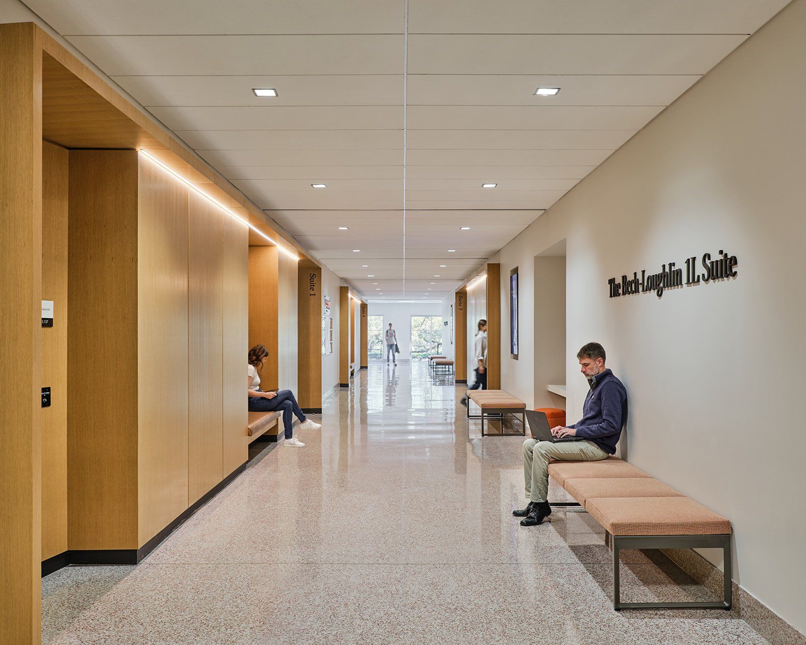 UT Law School Towne Hall Auditorium interiors