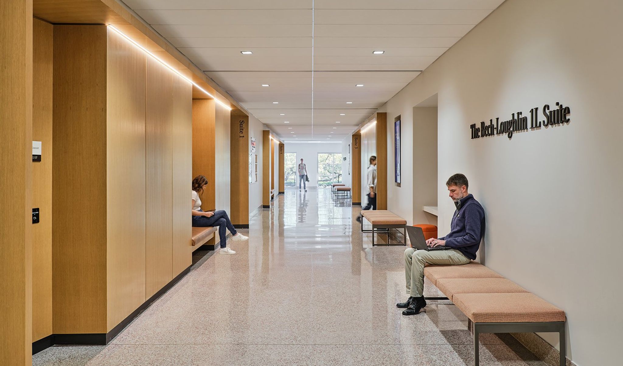 UT Law School Towne Hall Auditorium interiors