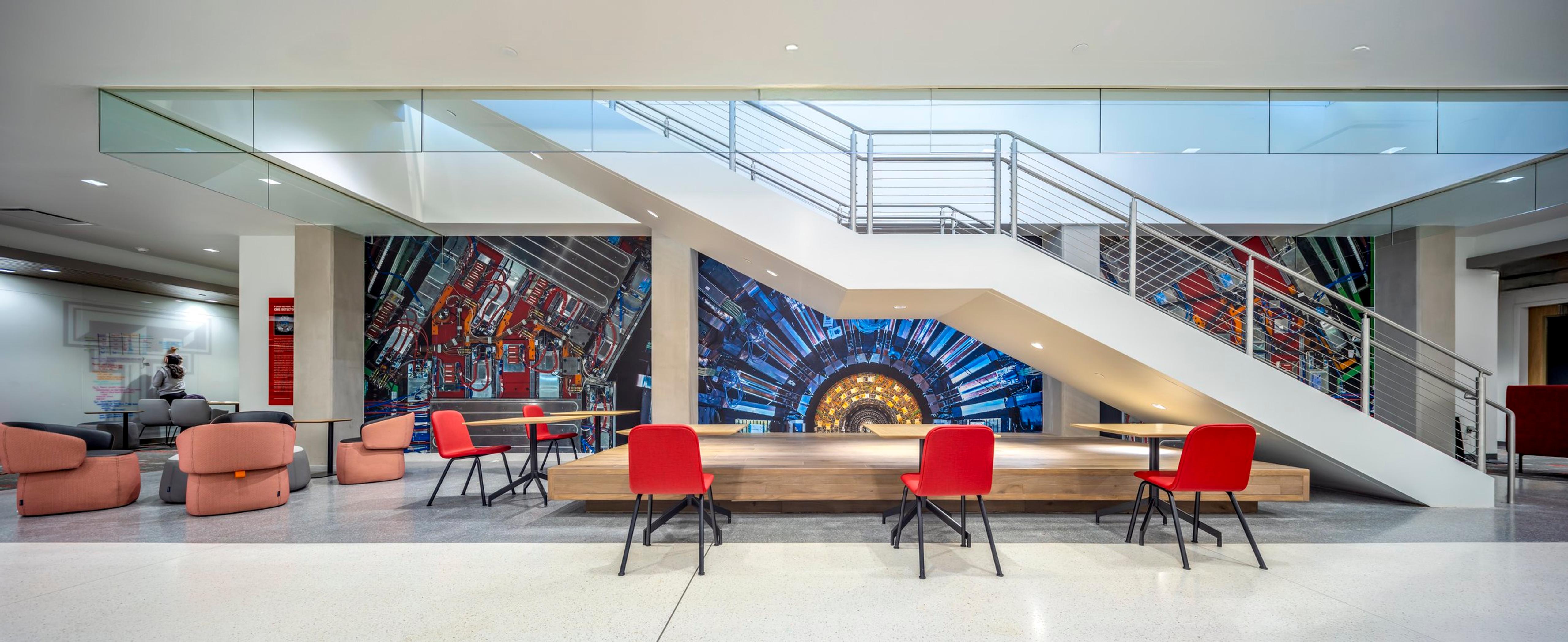 Texas Tech Academic Sciences Building Lobby & Stairs