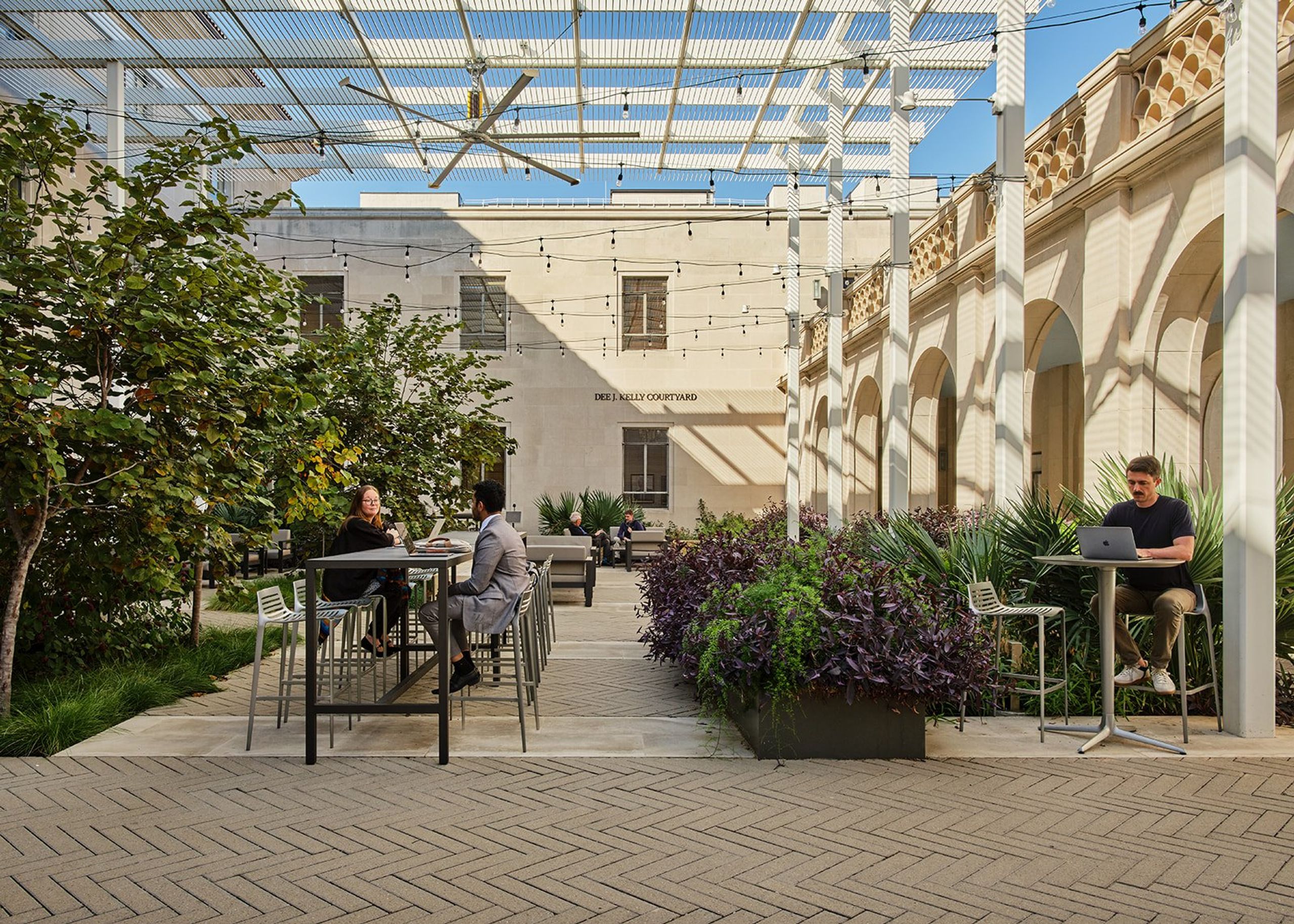UT Law School Courtyard