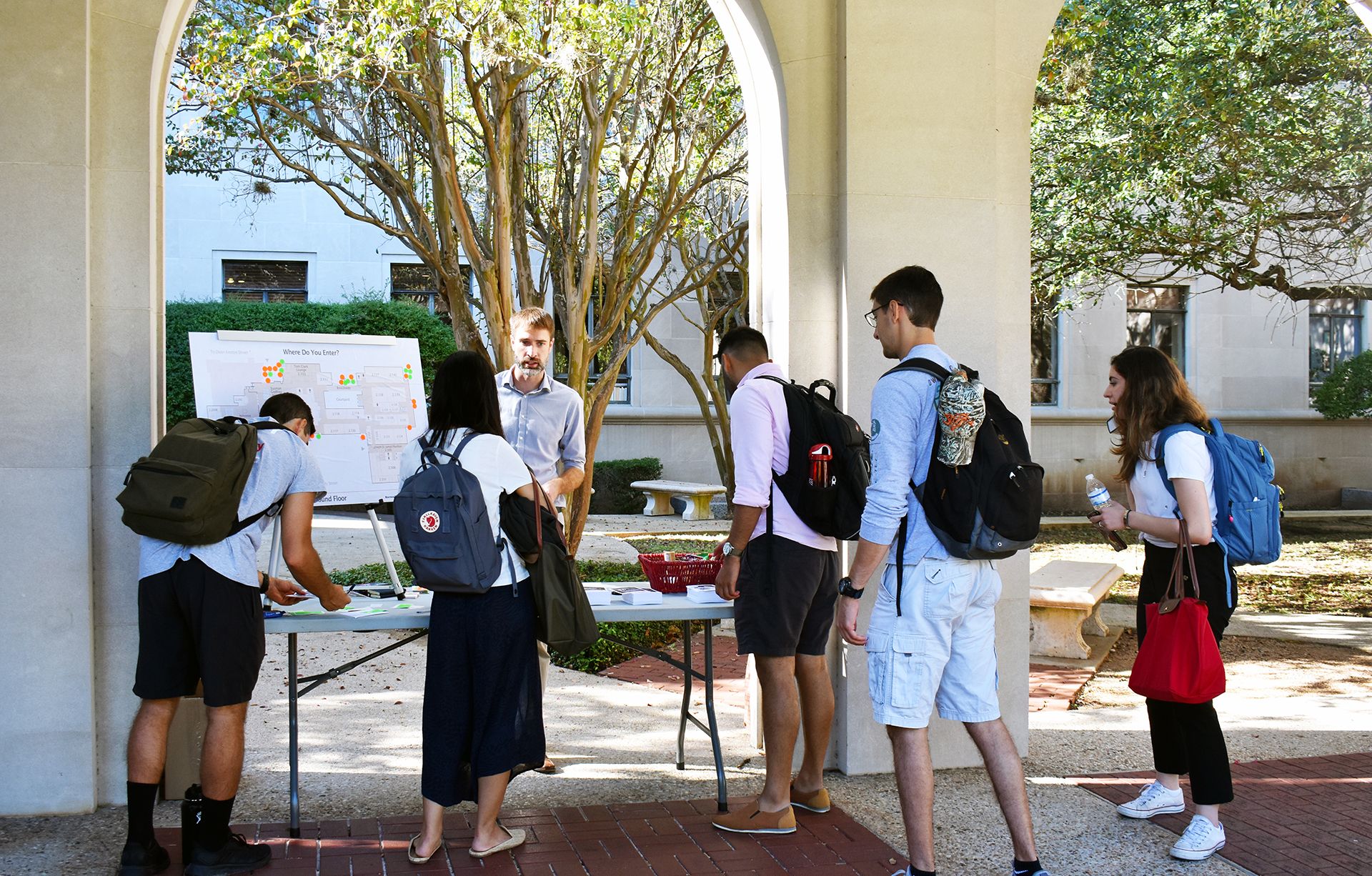 UT Austin Law School Courtyard Student Input