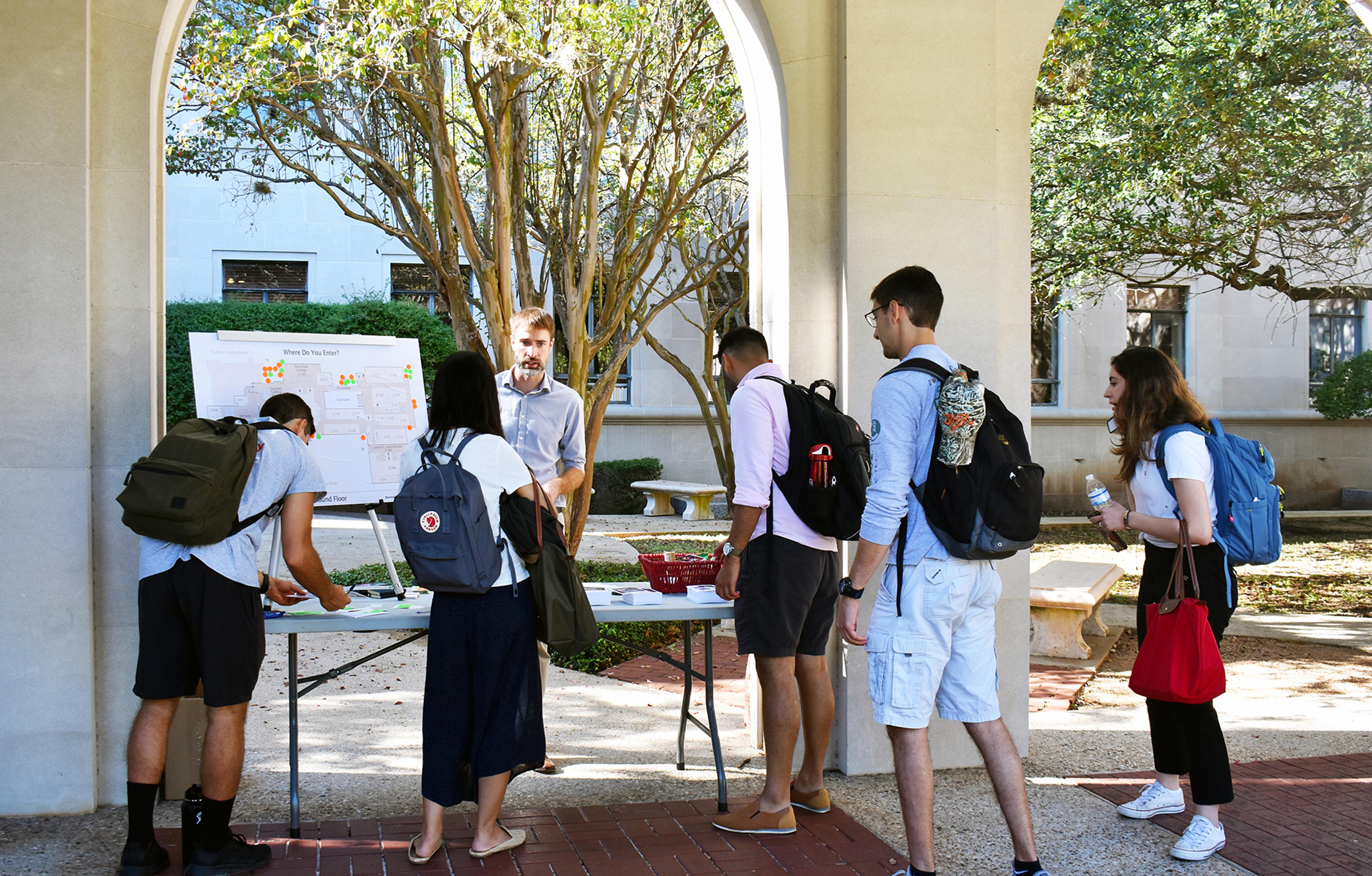 UT Austin Law School Courtyard Student Input