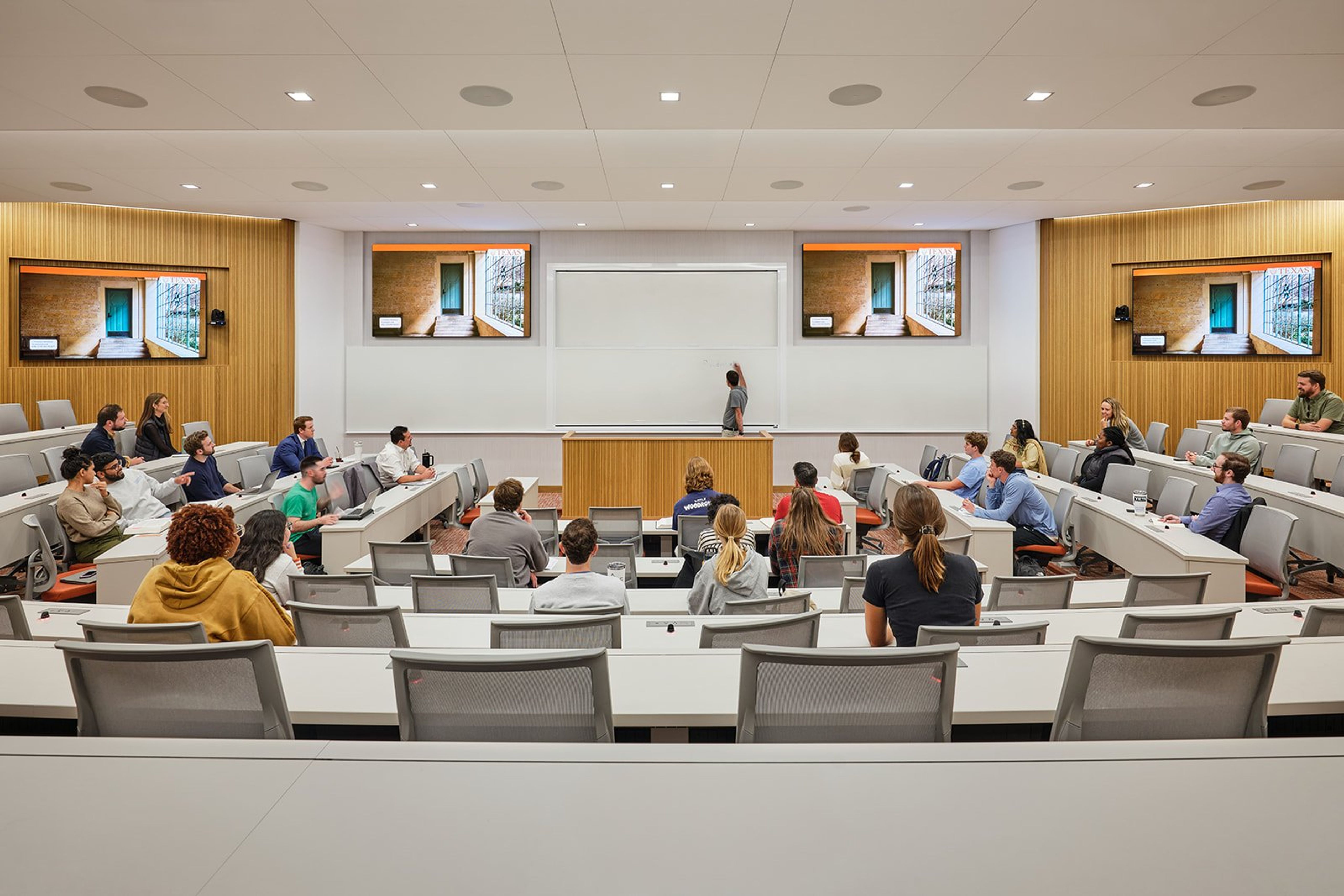 The University of Texas at Austin Townes Hall Tiered Classrooms Renovations