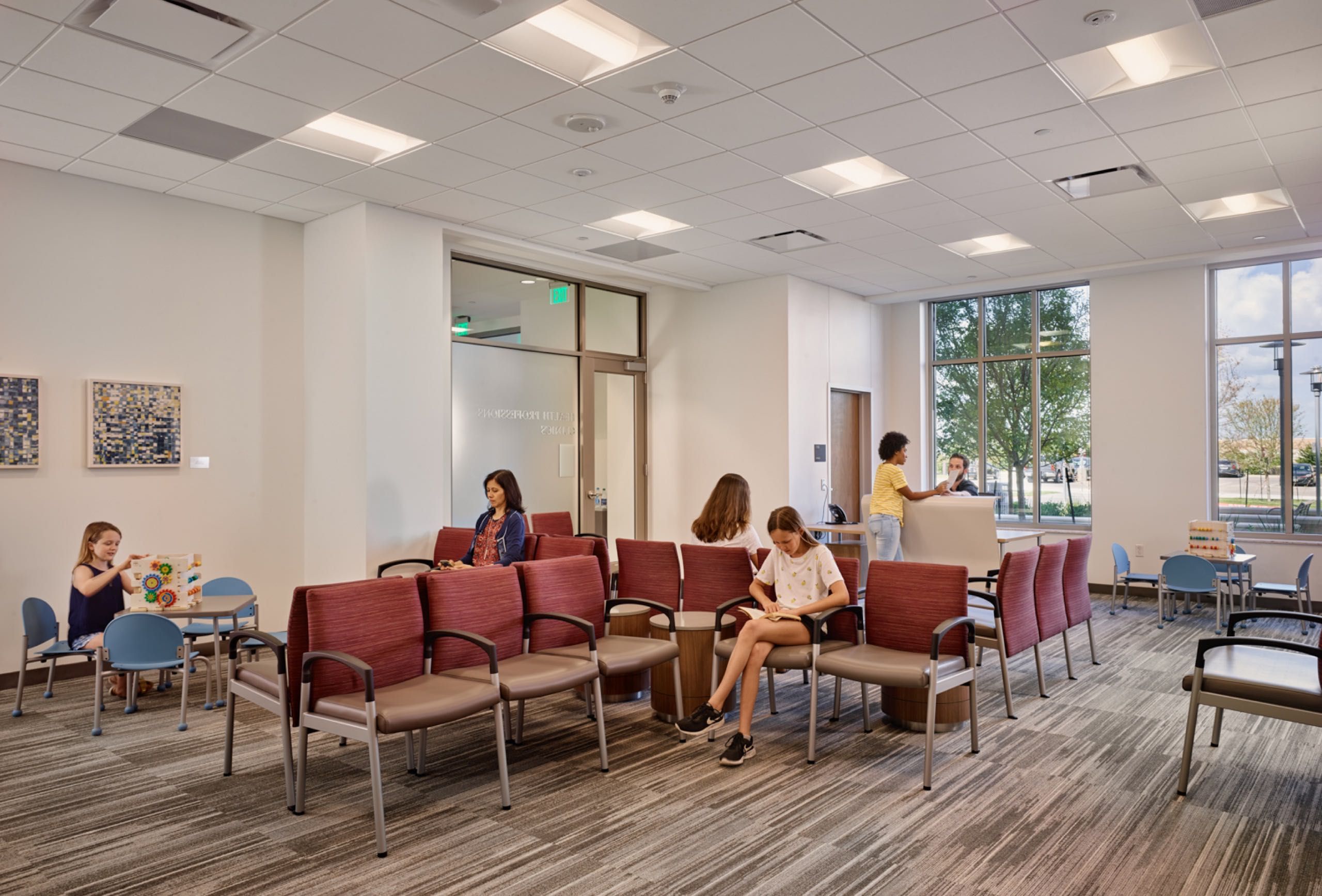 people in waiting room