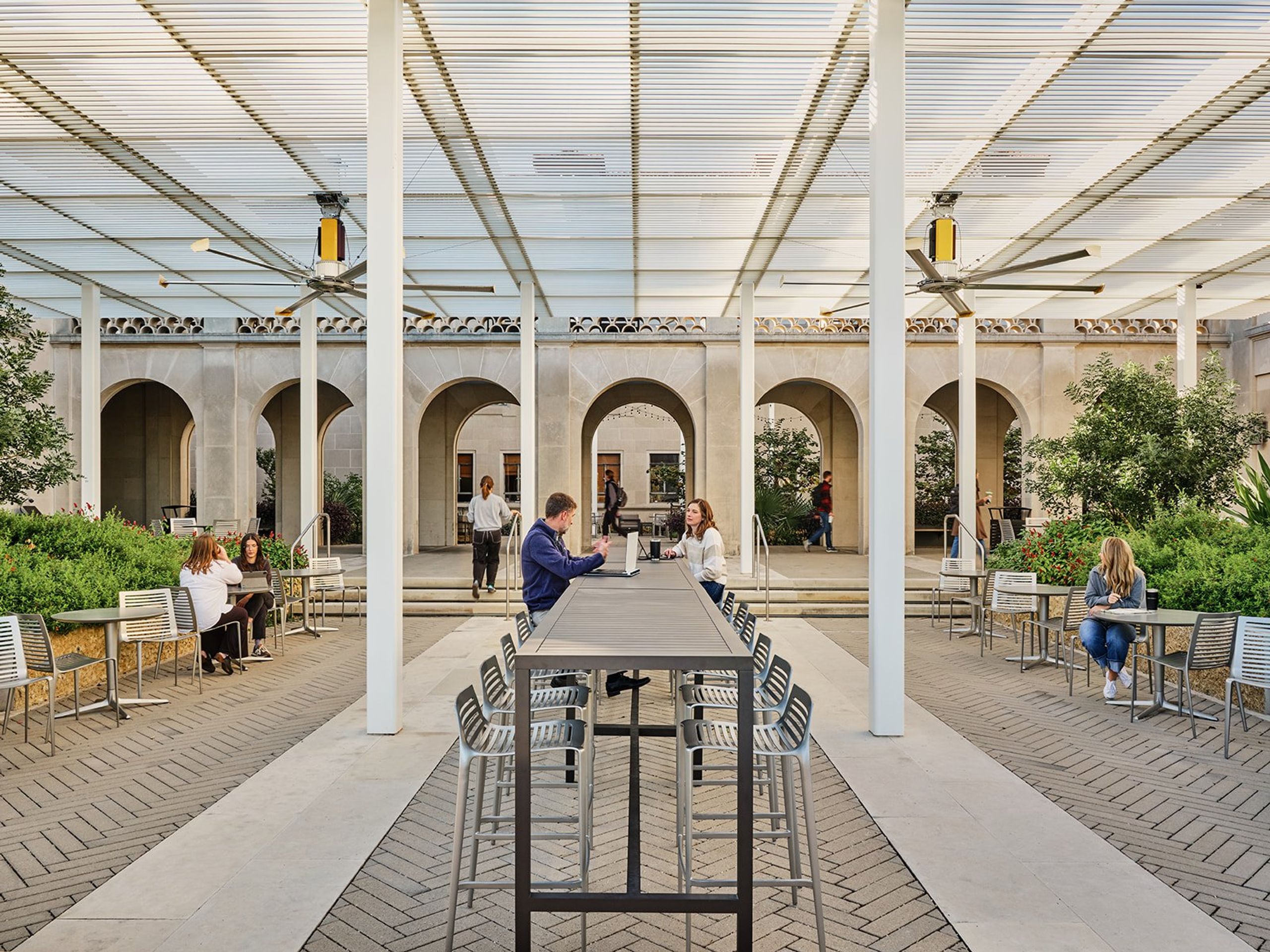 UT Law School Courtyard