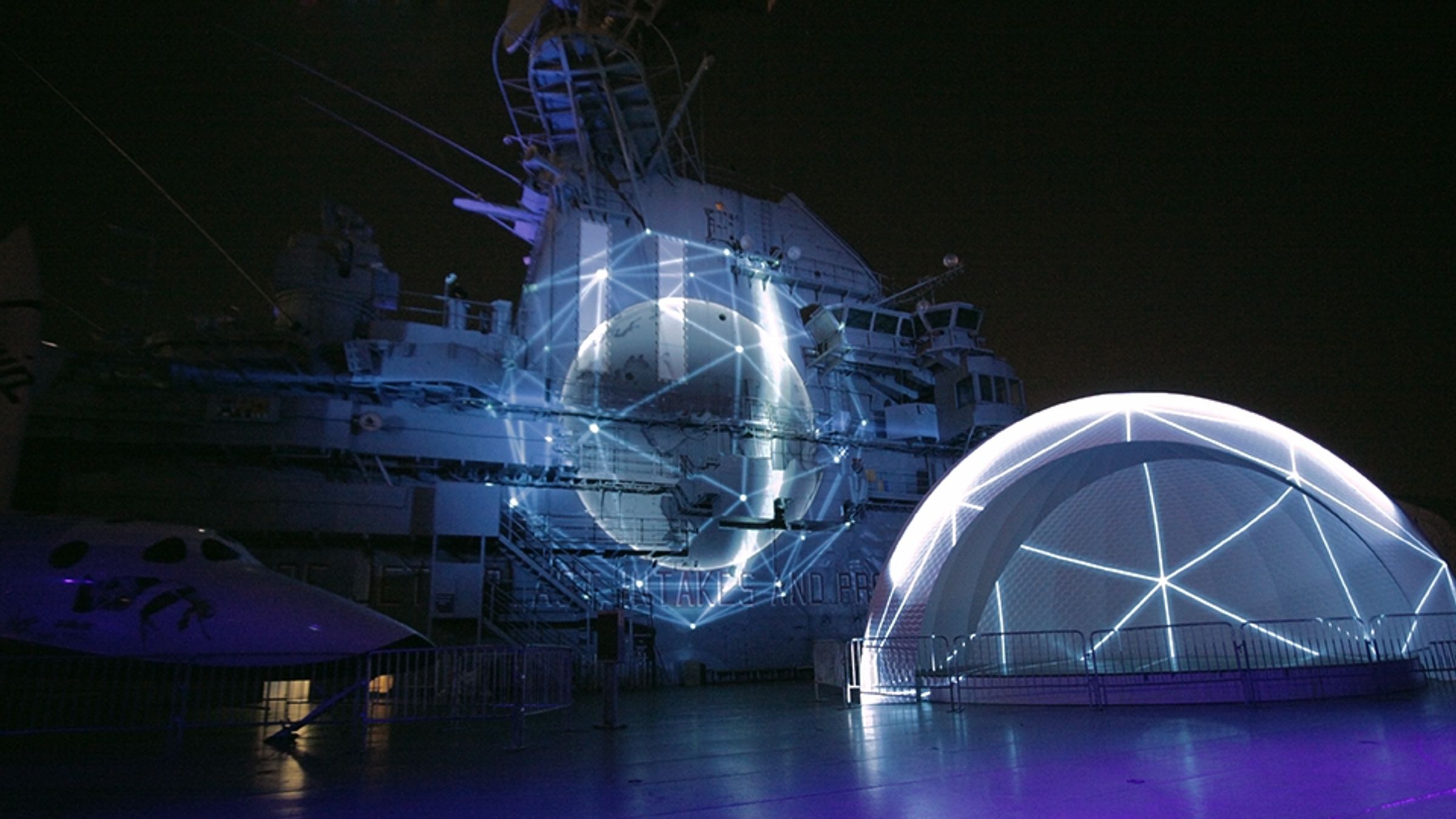 USS Intrepid & Land Rover