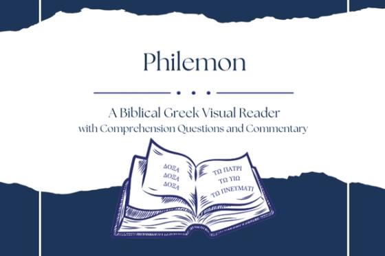 Cover of the Philemon visual reader in Koine Greek