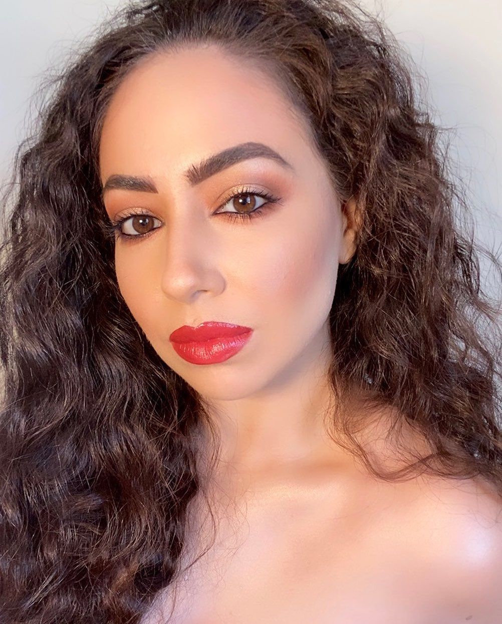 Vasia Ioannou, bridal makeup artist, in her Limassol studio