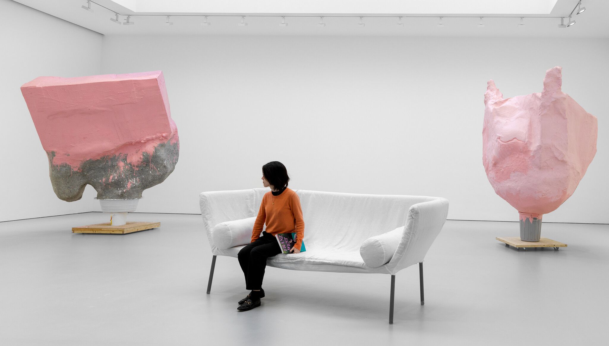 Installation of the exhibition Franz West: Echolalia at David Zwirner New York, dated 2023