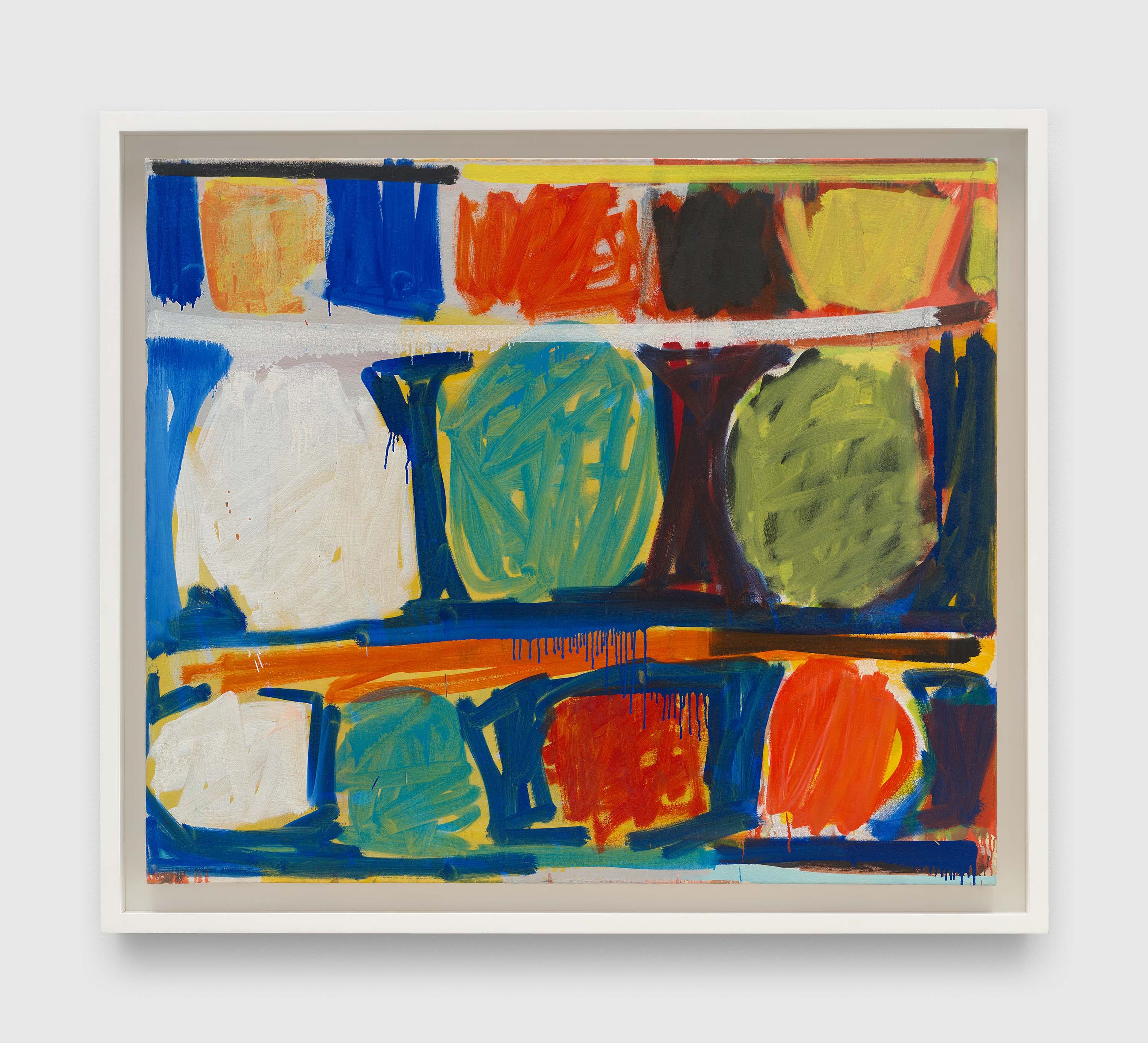 A painting by Stanley Whitney, titled Radical Openness, dated 1991.