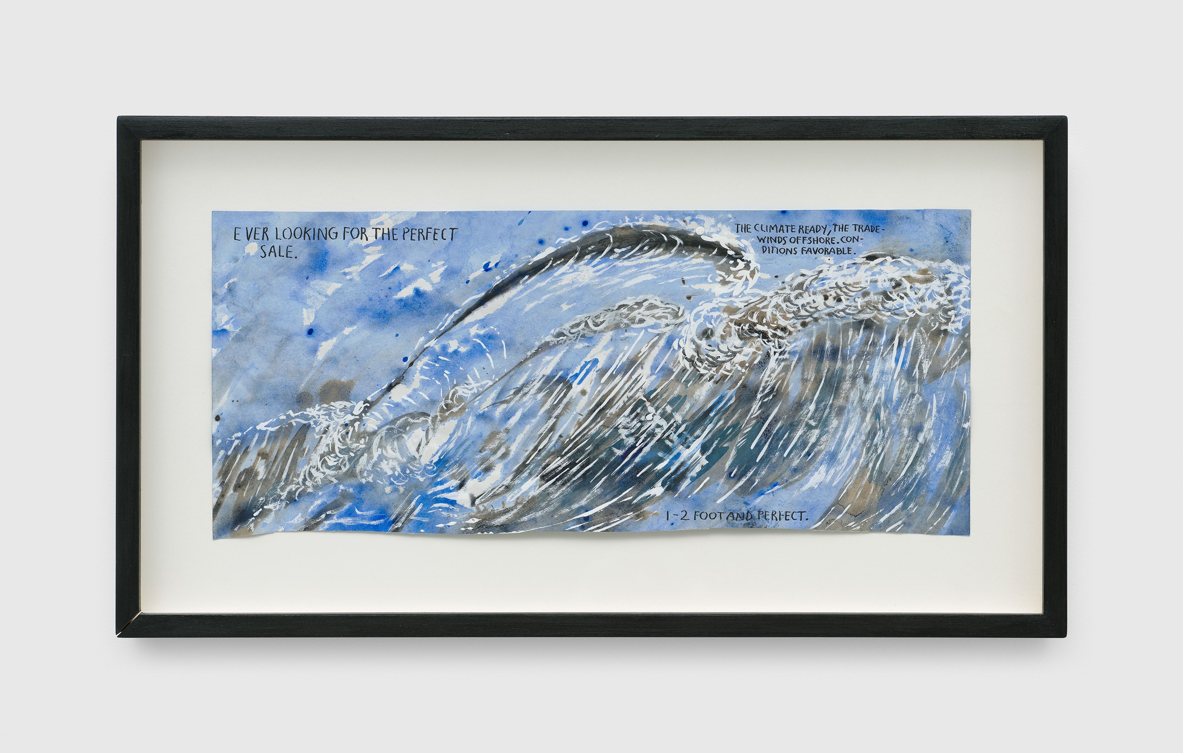 A work on paper by Raymond Pettibon, called No Title (Ever looking for...), dated 2001.