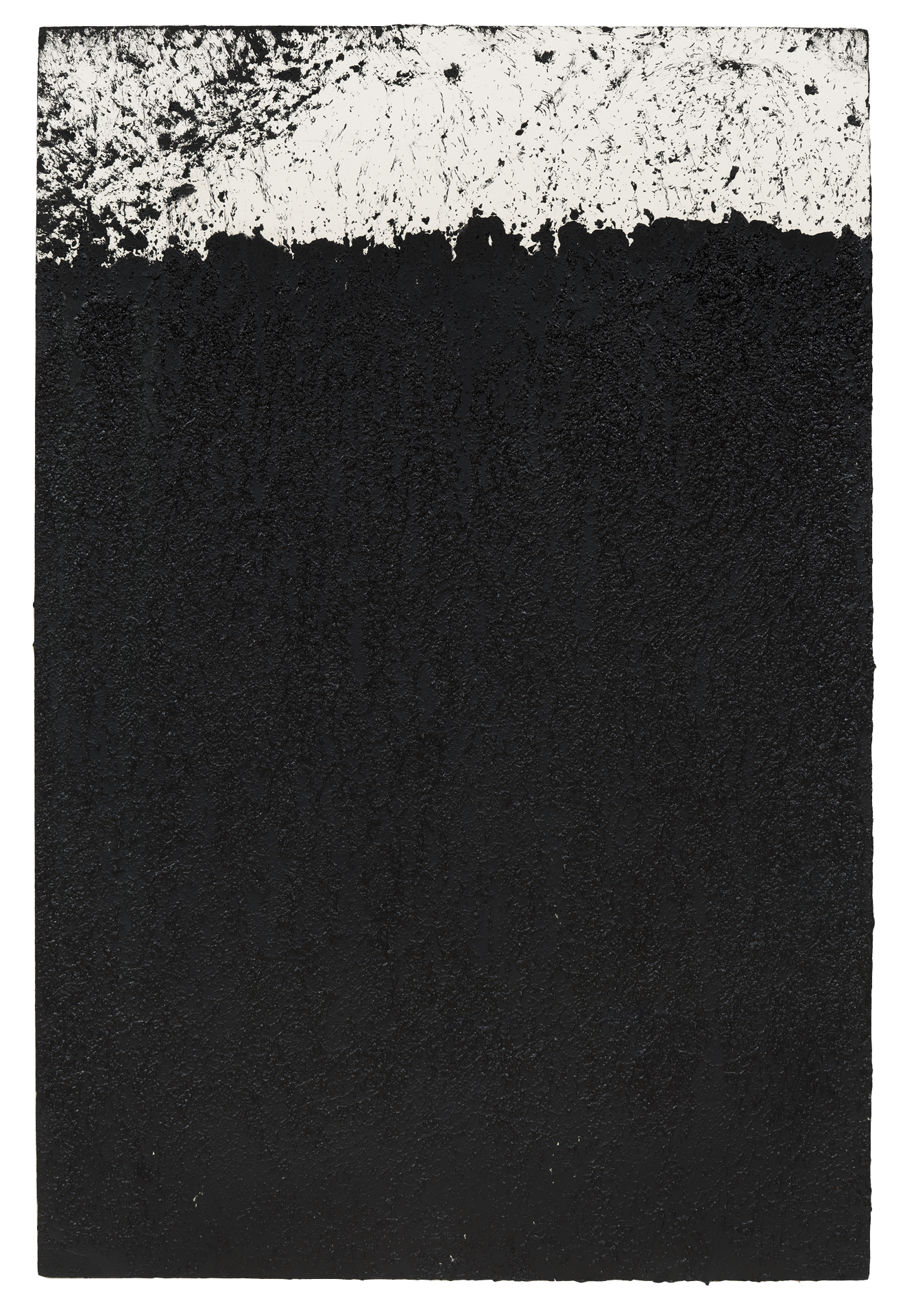A drawing by Richard Serra, titled Orchard Street #19, dated 2018.