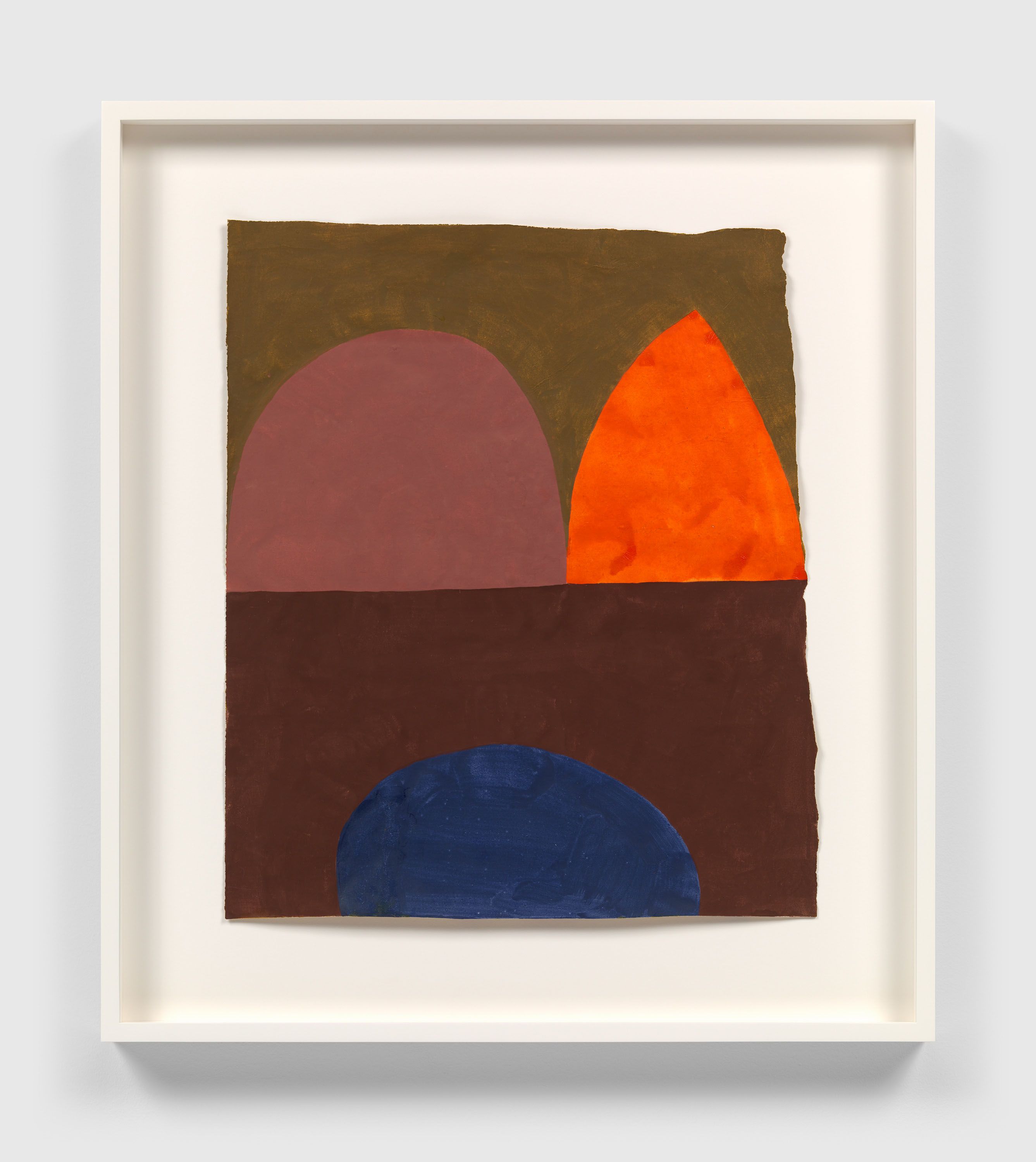 A watercolor on paper by Suzan Frecon, titled from cathedral variations, dated 2021.