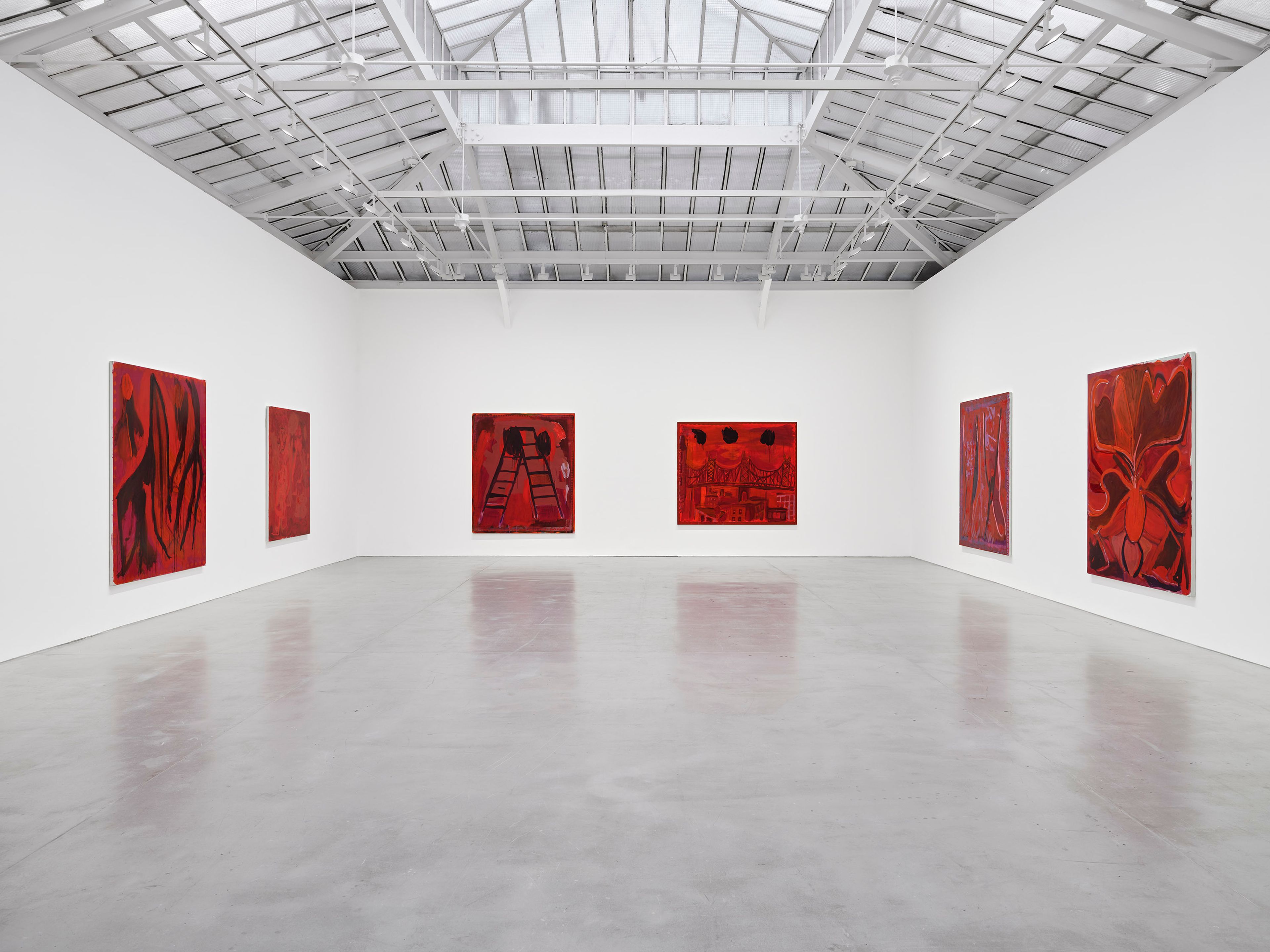 An Installation view, Josh Smith: Living with Depression, David Zwirner, Paris, dated 2023