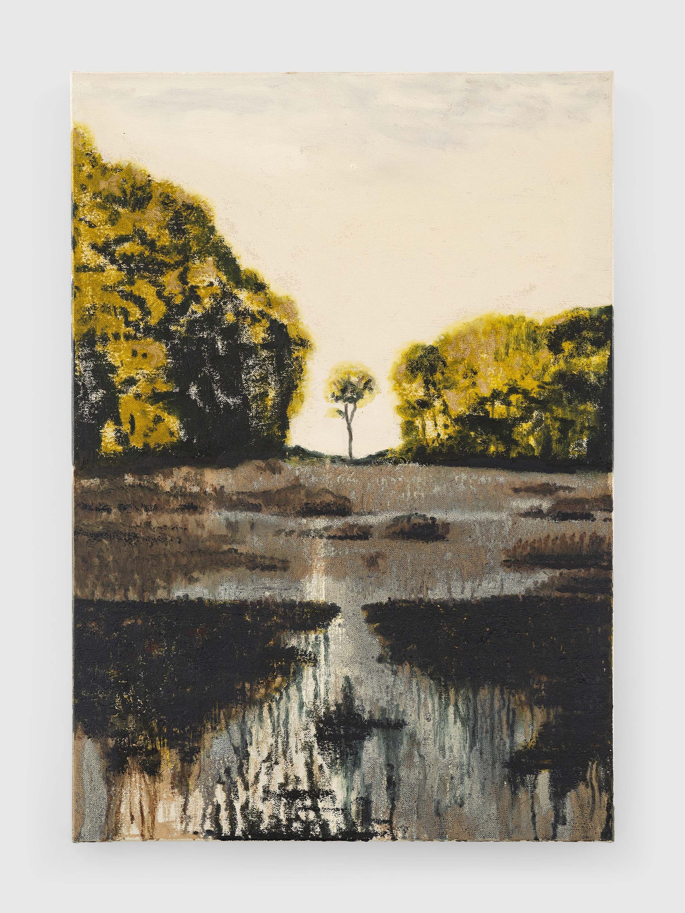 A painting by Mamma Andersson, titled Vespera, dated 2023.