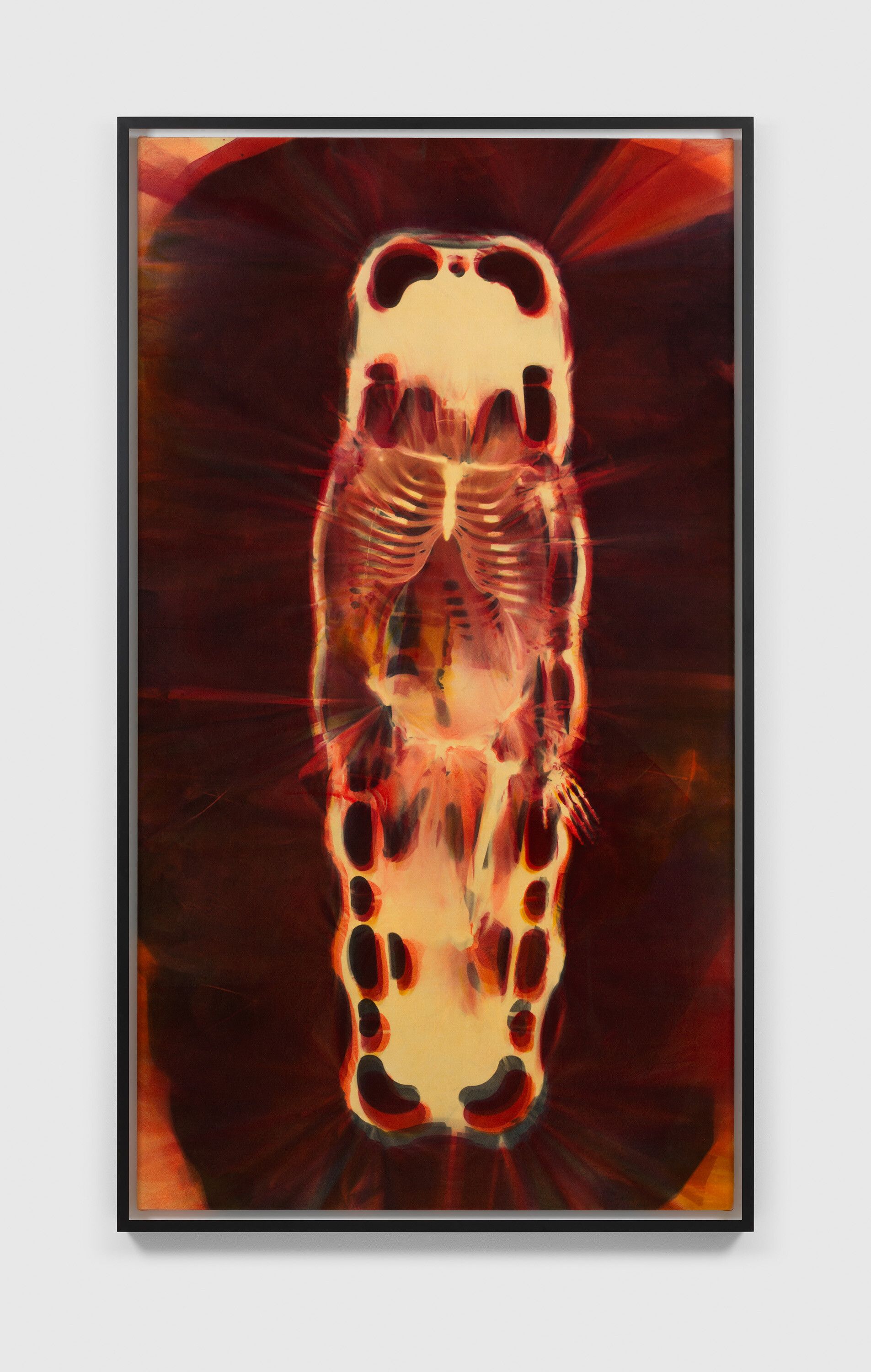 A mixed media artwork by Andra Ursuţa, titled Nocturnal Omission 1, 2021 to 2022.