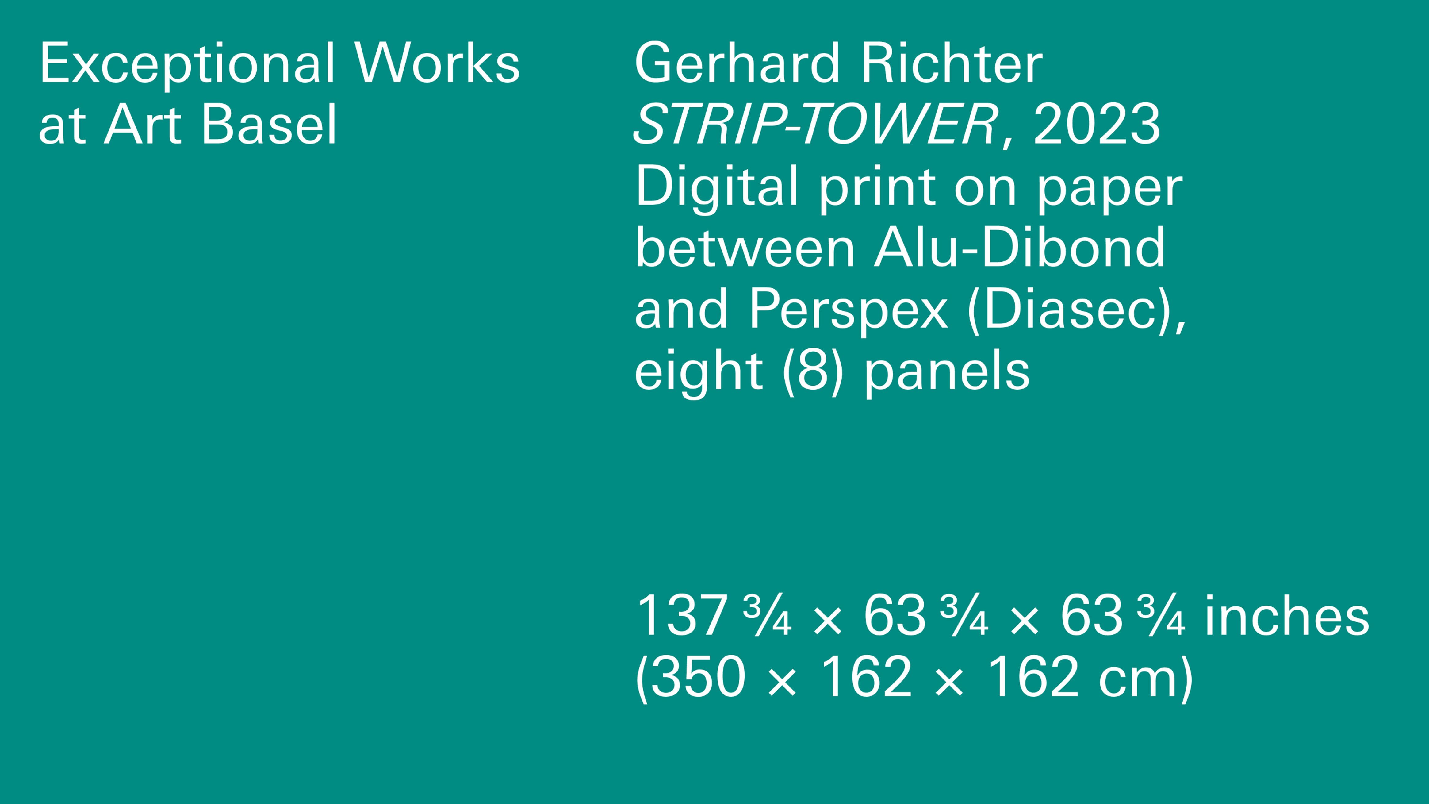 Exceptional Works Gerhard Richter