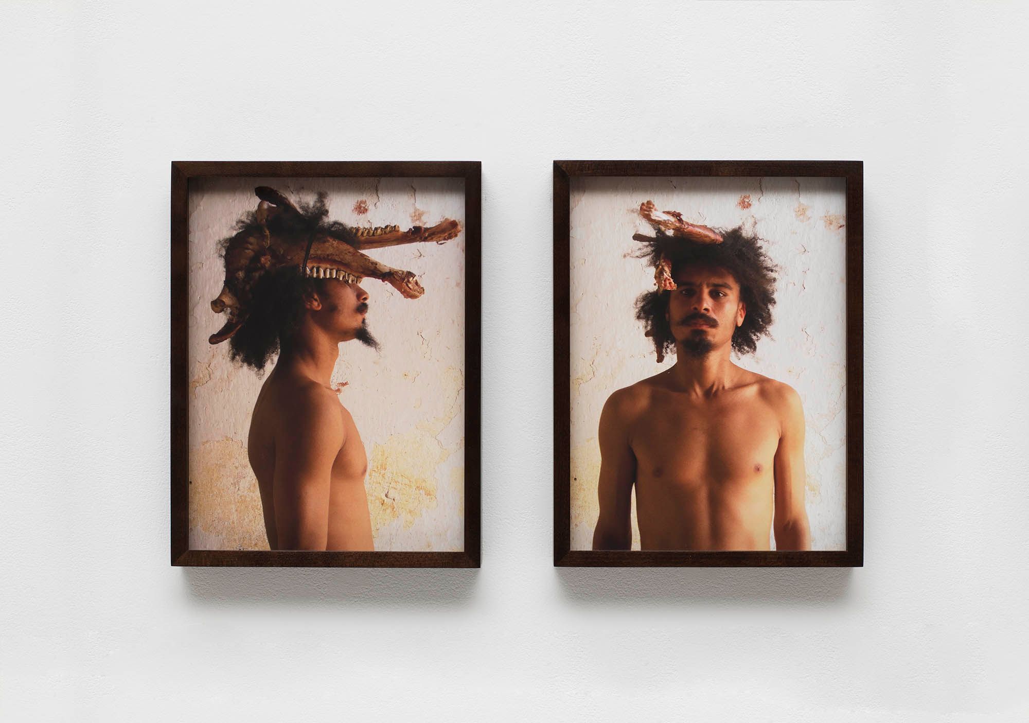 Two photographs by Paulo Nazareth, titled Sem t√≠tulo, dated 2011.