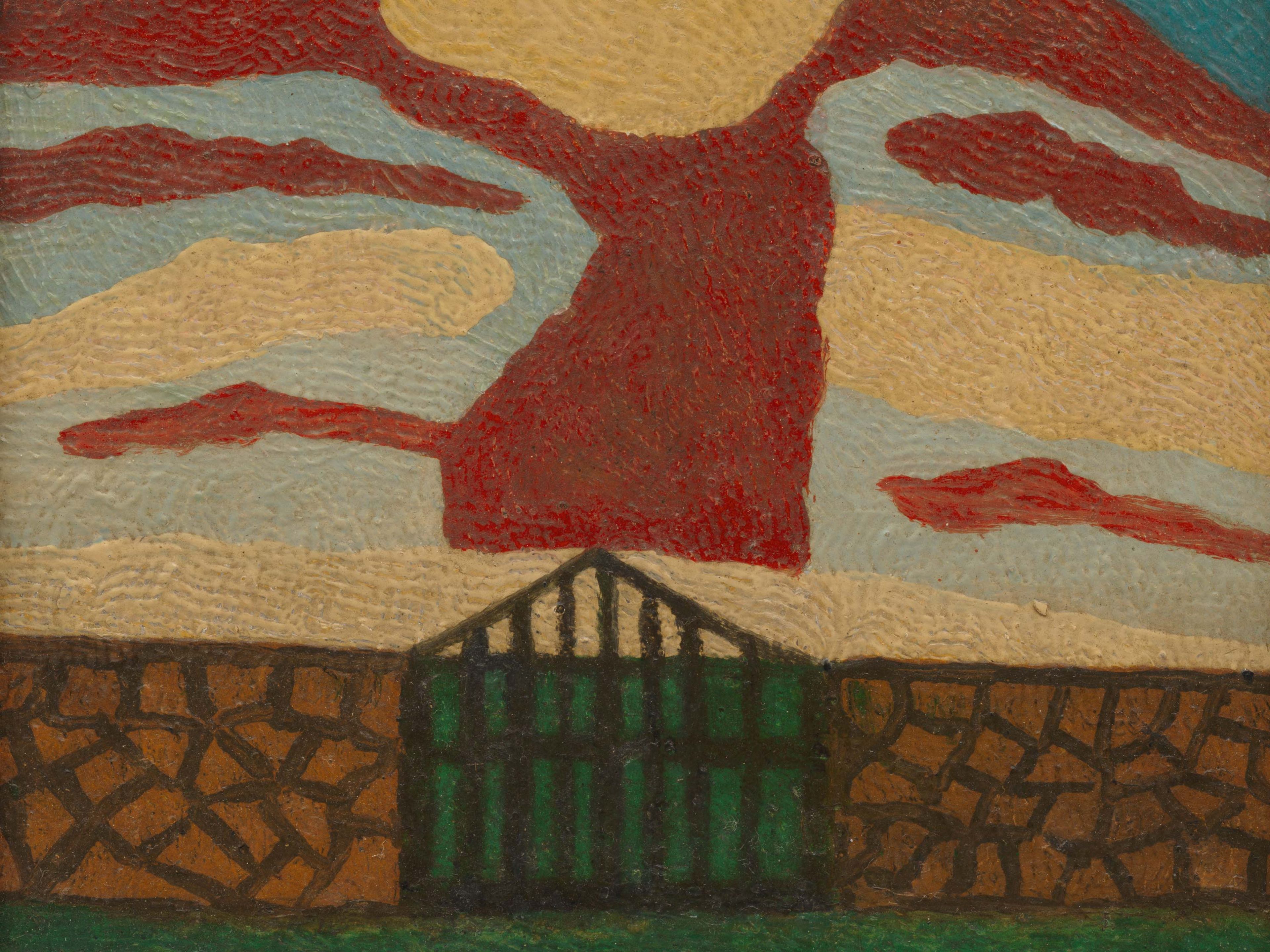 A detail from a painting by Amadeo Luciano Lorenzato, titled Sem título (Untitled), dated 1972.