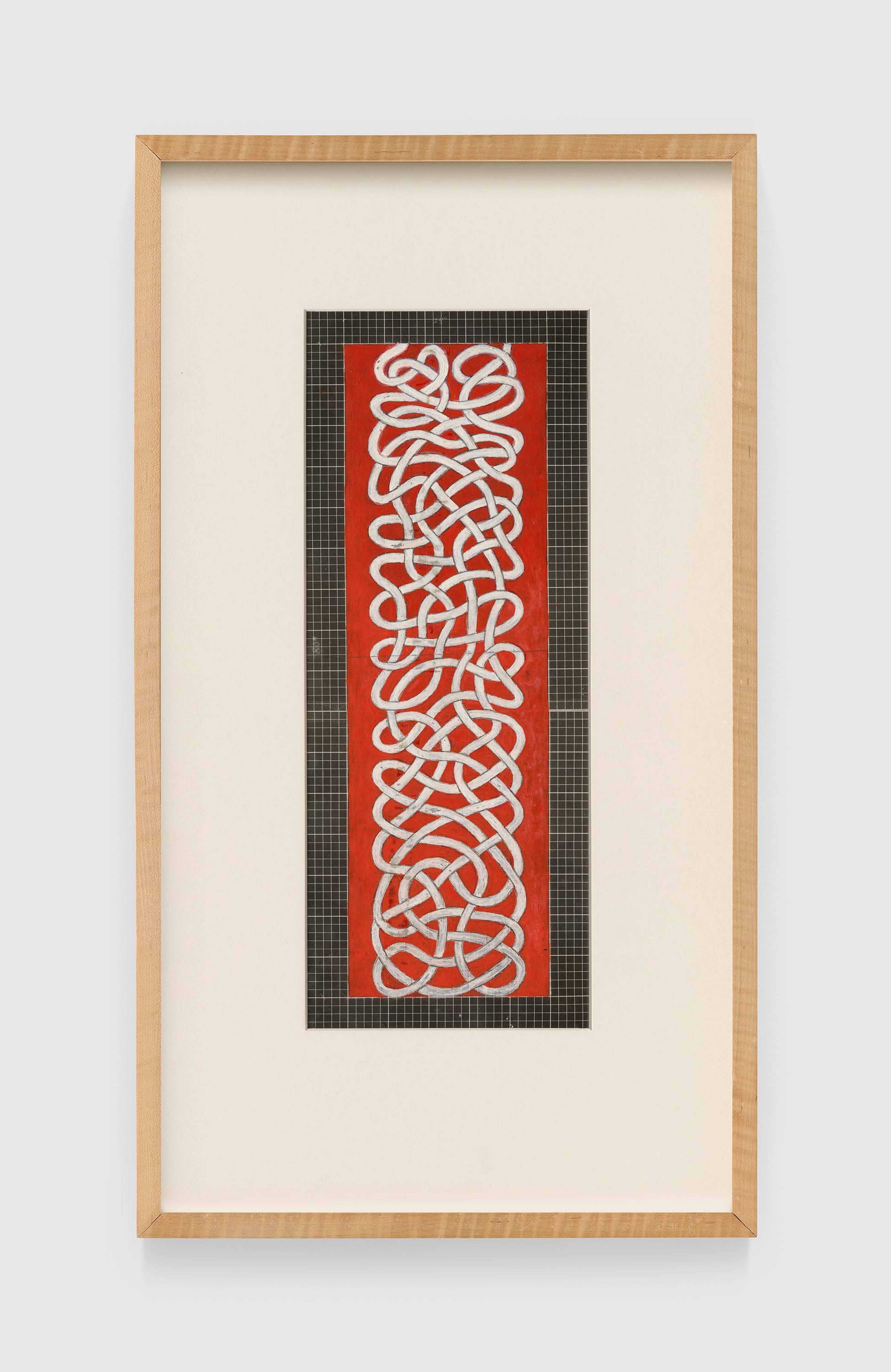 A work on paper by Anni Albers, titled Design, dated circa 1955.
