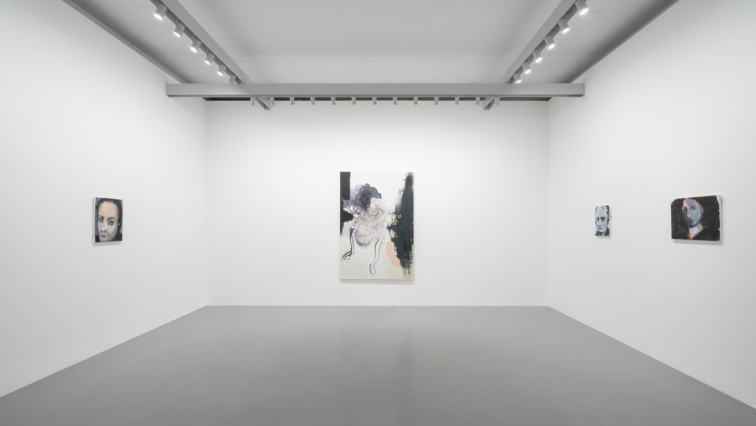 An Installation view, Marlene Dumas: open-end, Palazzo Grassi, Venice, 2022. Photo by Marco Cappelletti and Filippo Rossi. © Palazzo Grassi. © Marlene Dumas