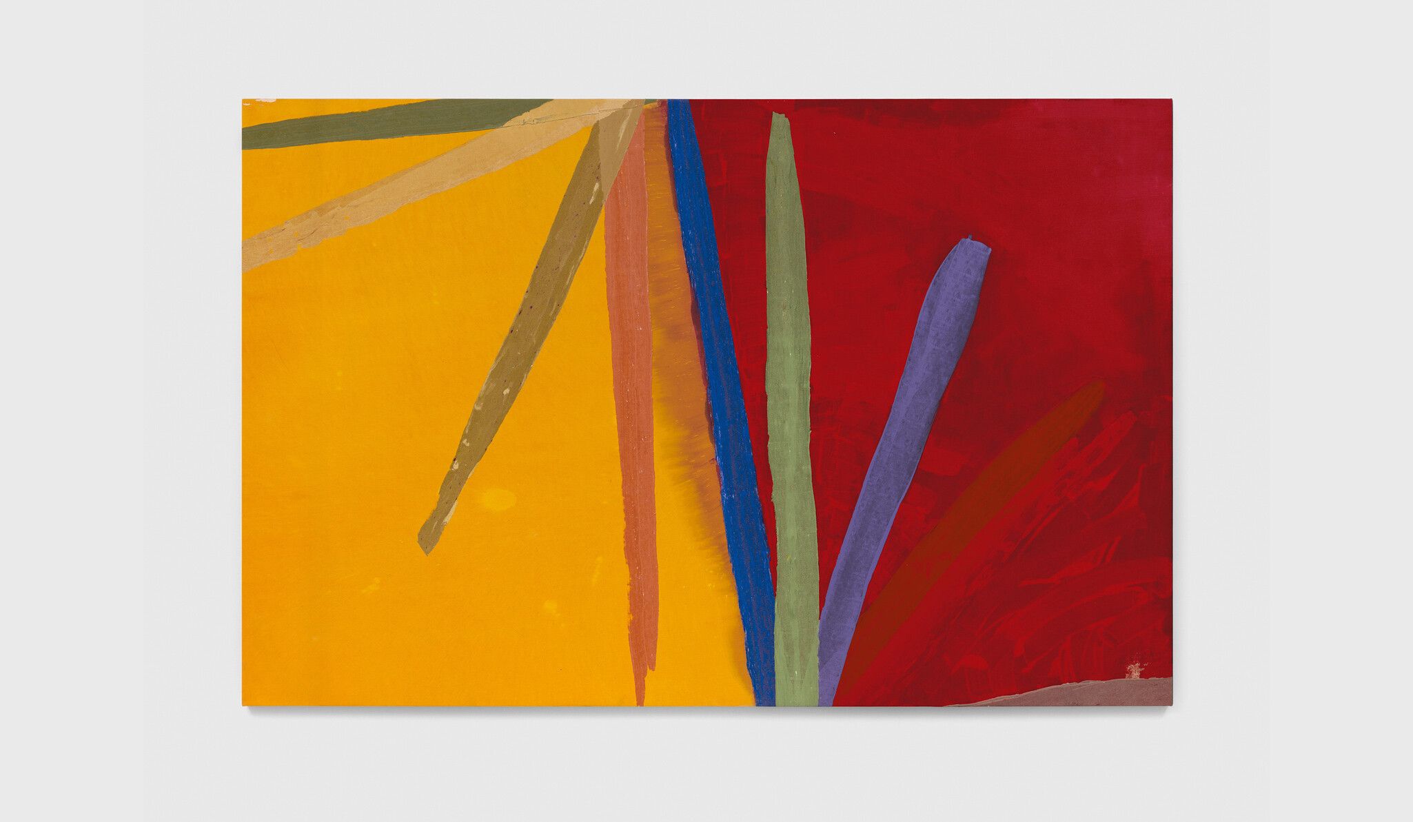 "A painting by Al Taylor called Untitled, dated 1947/1977"