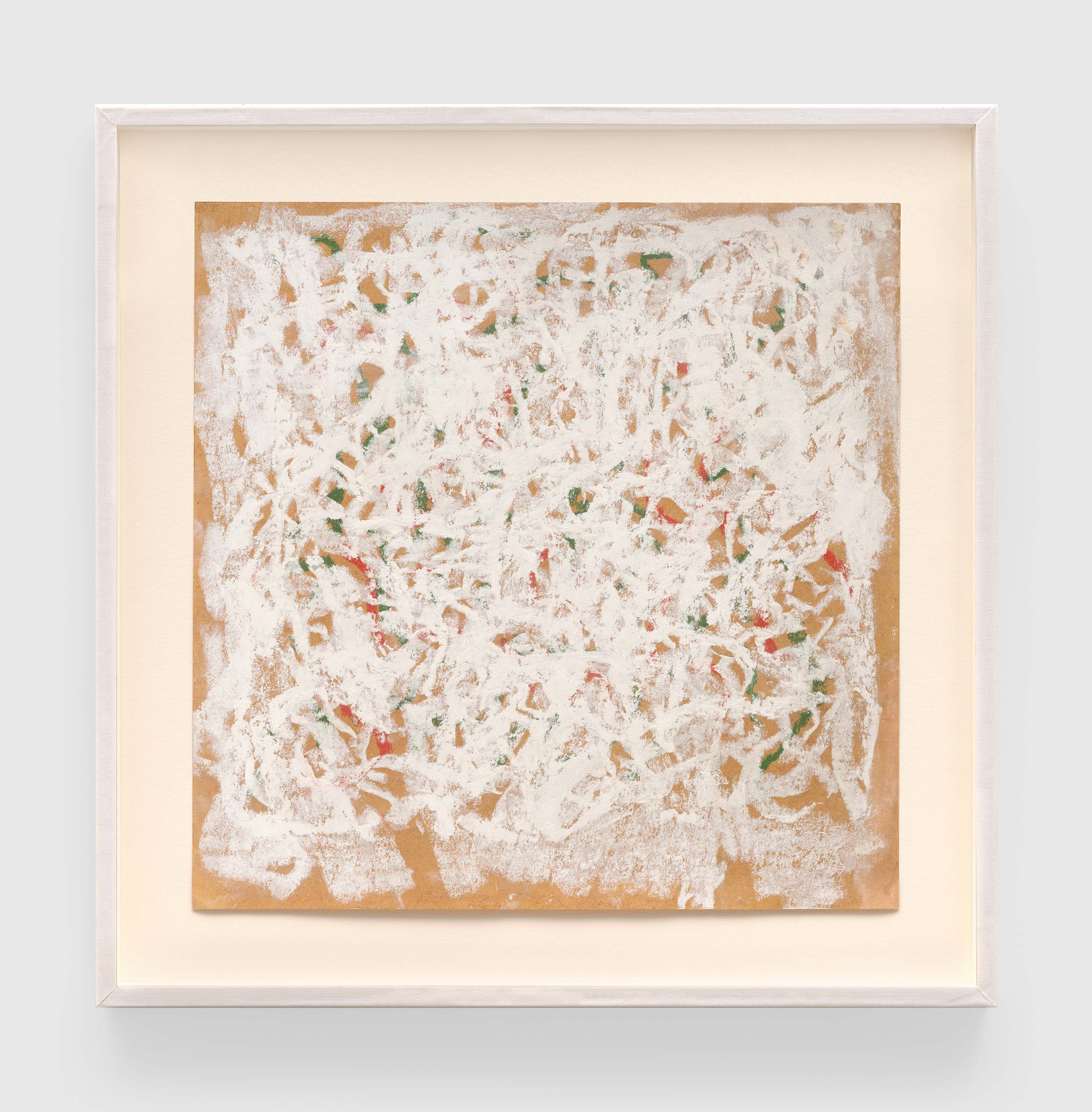 An untitled work on paper by Robert Ryman, dated circa 1960 to 1962.