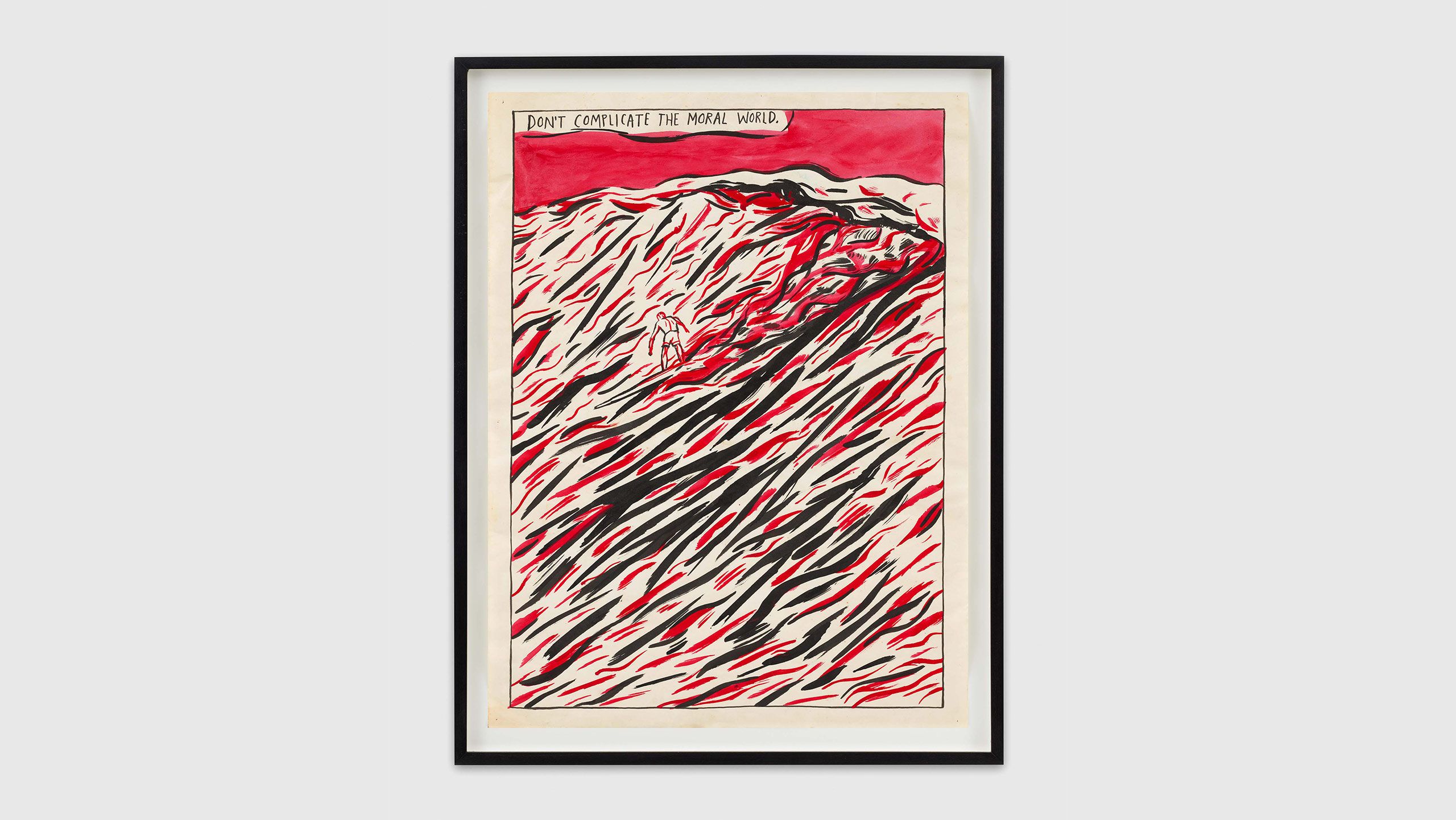 Raymond Pettibon, No Title (Don't complicate the...) 1987