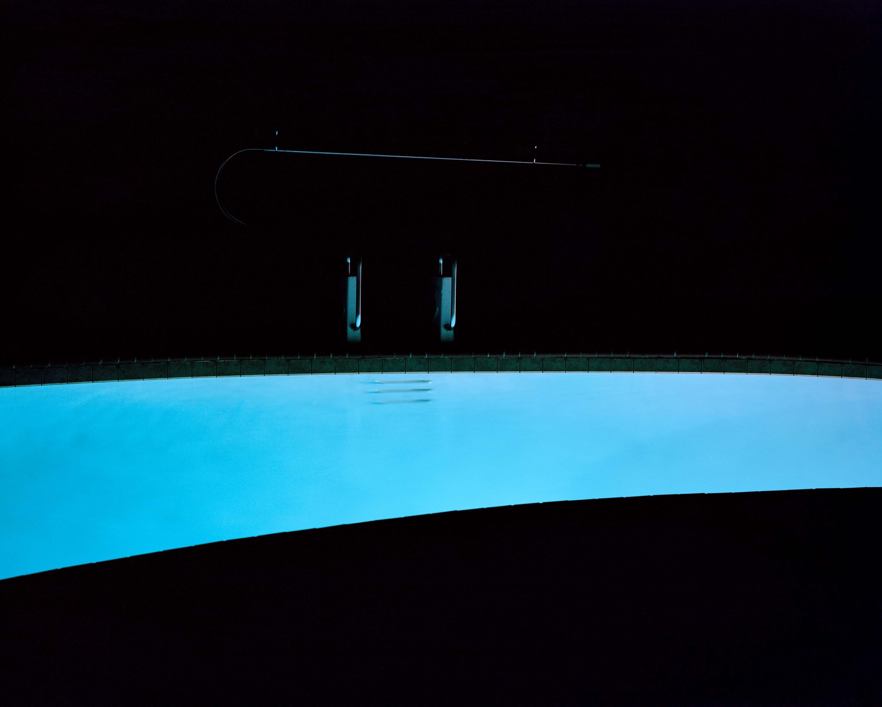An archival pigment print by Eileen Emond, titled Blue (Middle), dated 2021.