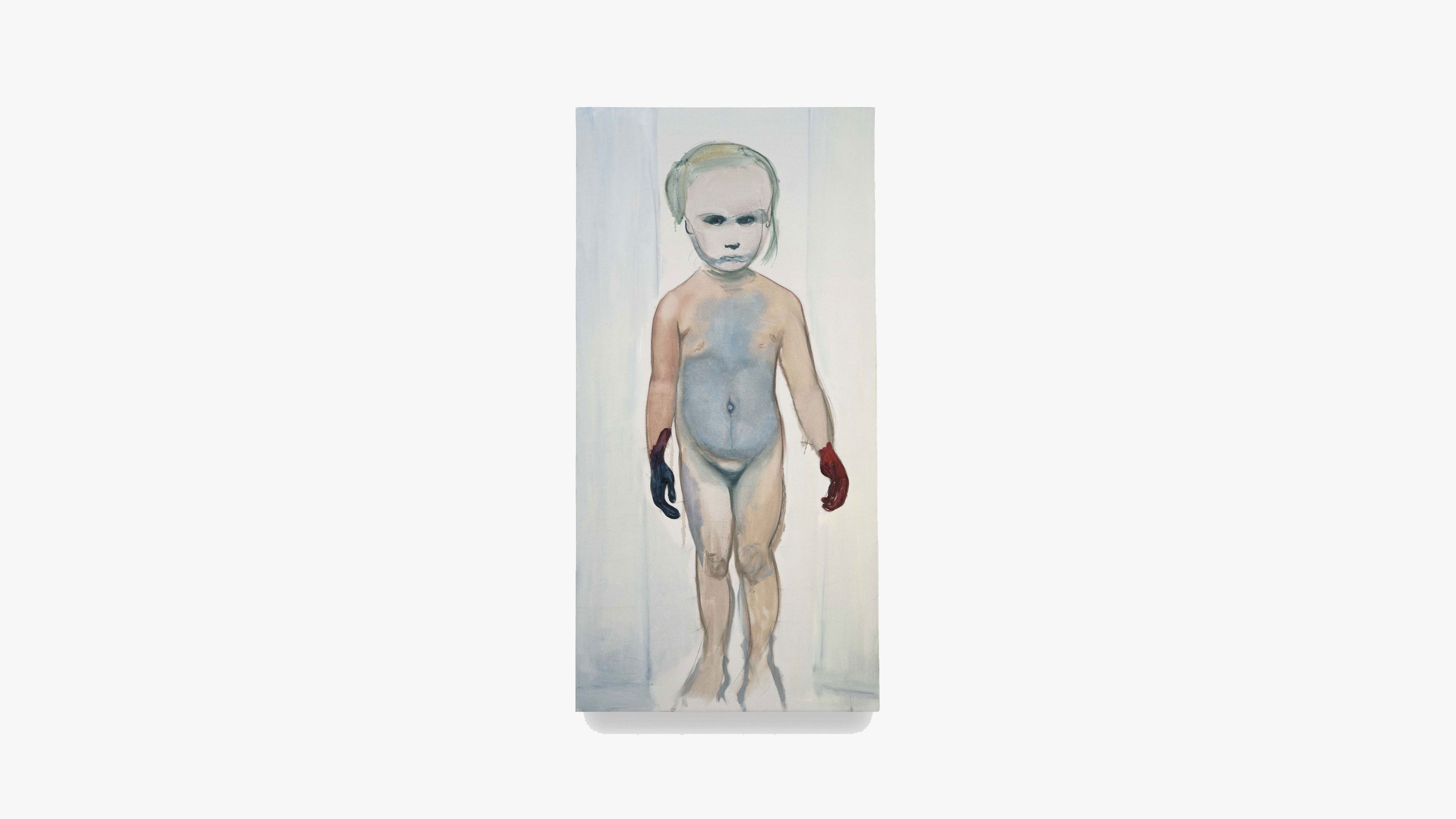 An oil on canvas painting by Marlene Dumas, titled The Painter, dated 1994.
