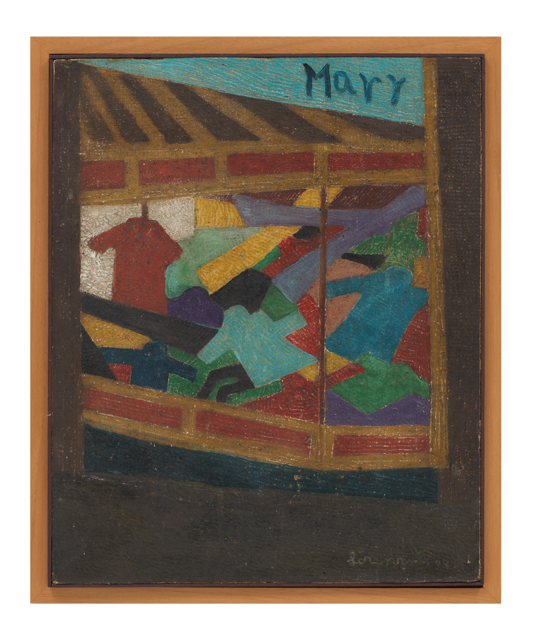 A painting by Amadeo Luciano Lorenzato, titled Sem título, translated as Untitled, dated 1988.