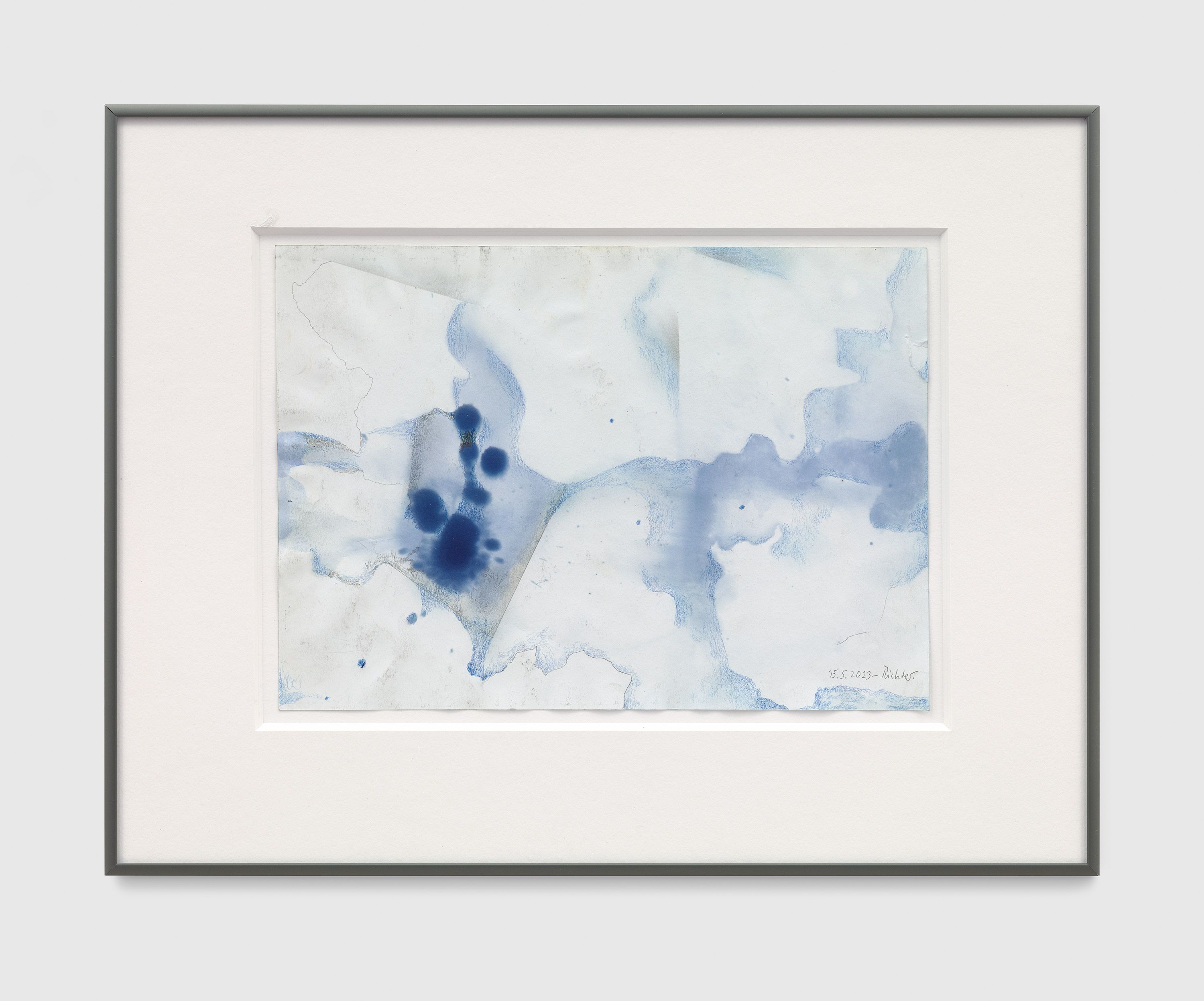A drawing by Gerhard Richter, titled 15.5.2023, dated 2023.