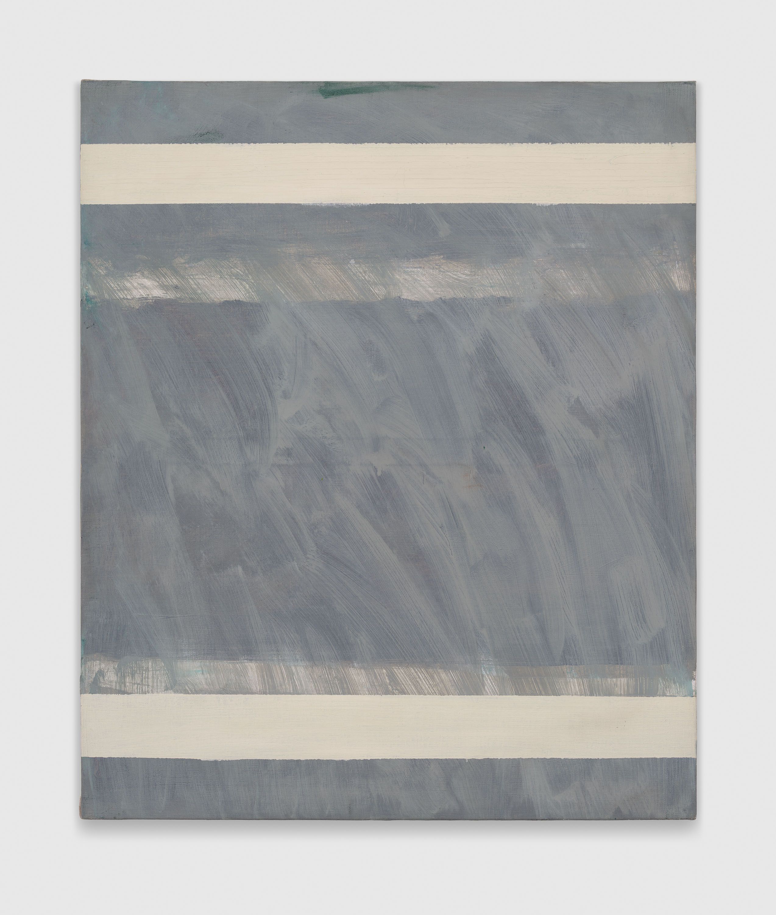 A painting by Raoul De Keyser, called Untitled, dated in 1984 and 1985.