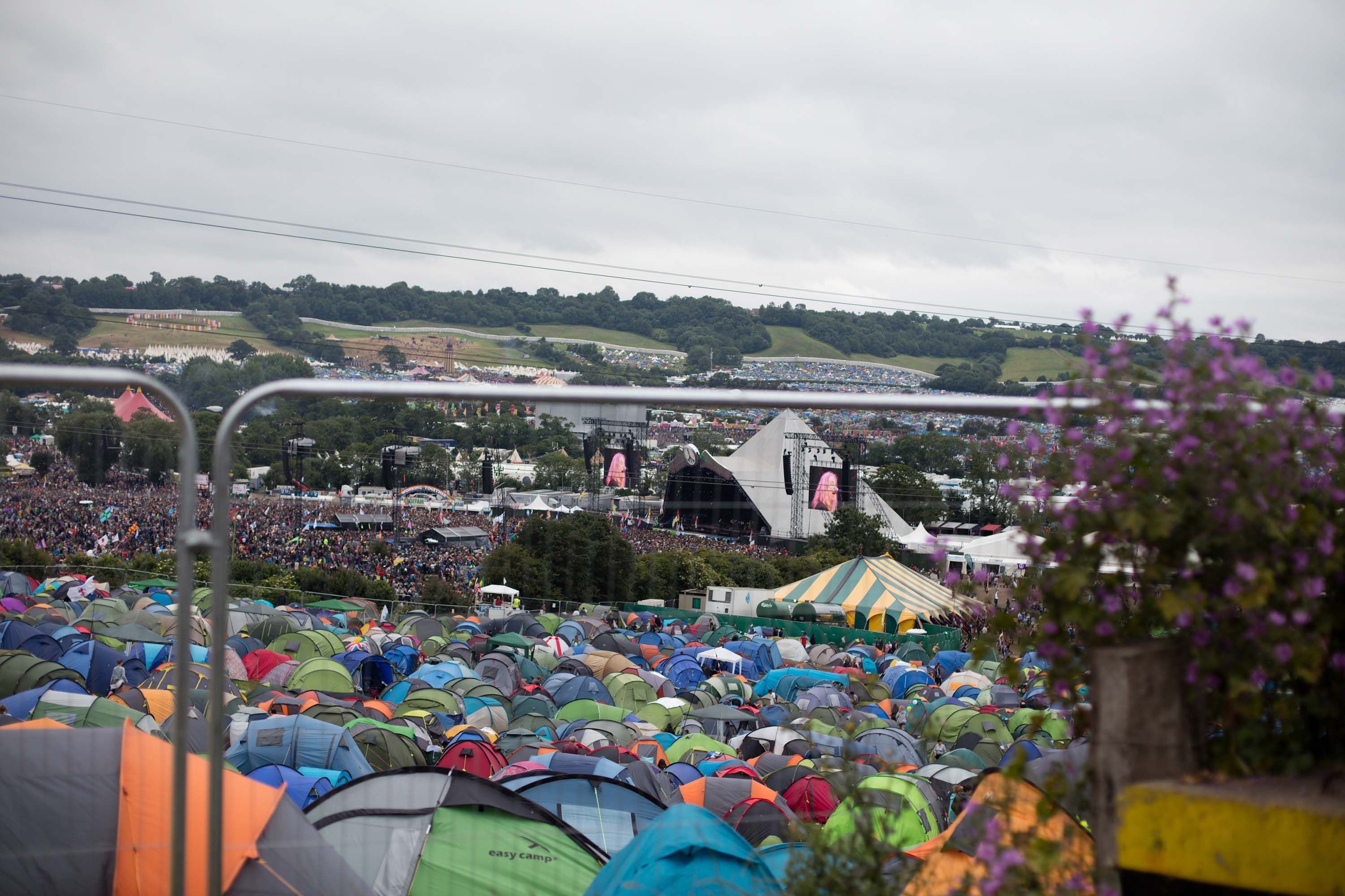 A photograph by Wolfgang Tillmans, titled Patti Smith, Glastonbury, dated 2015.