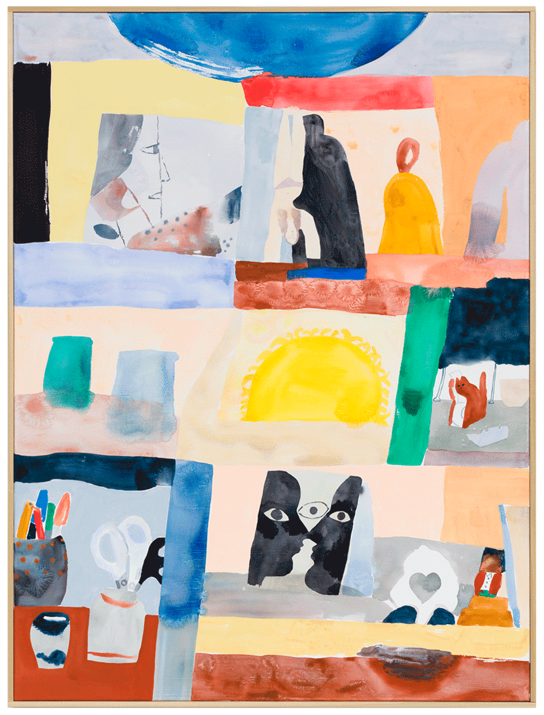 A painting by Bella Foster titled Rachel, dated 2020.