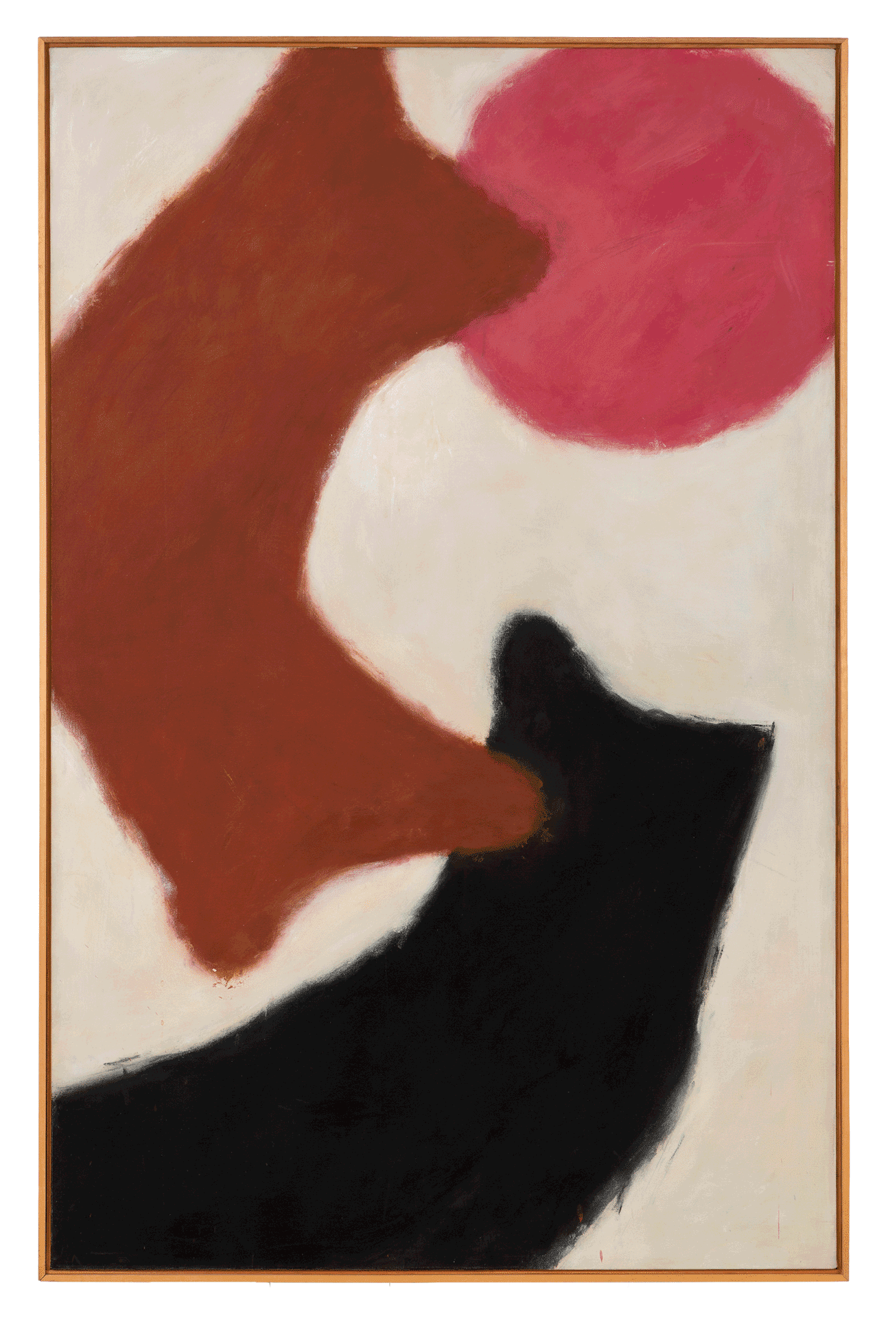 A painting by Herbert Ferber, titled Untitled (Moon Series), dated 1962.