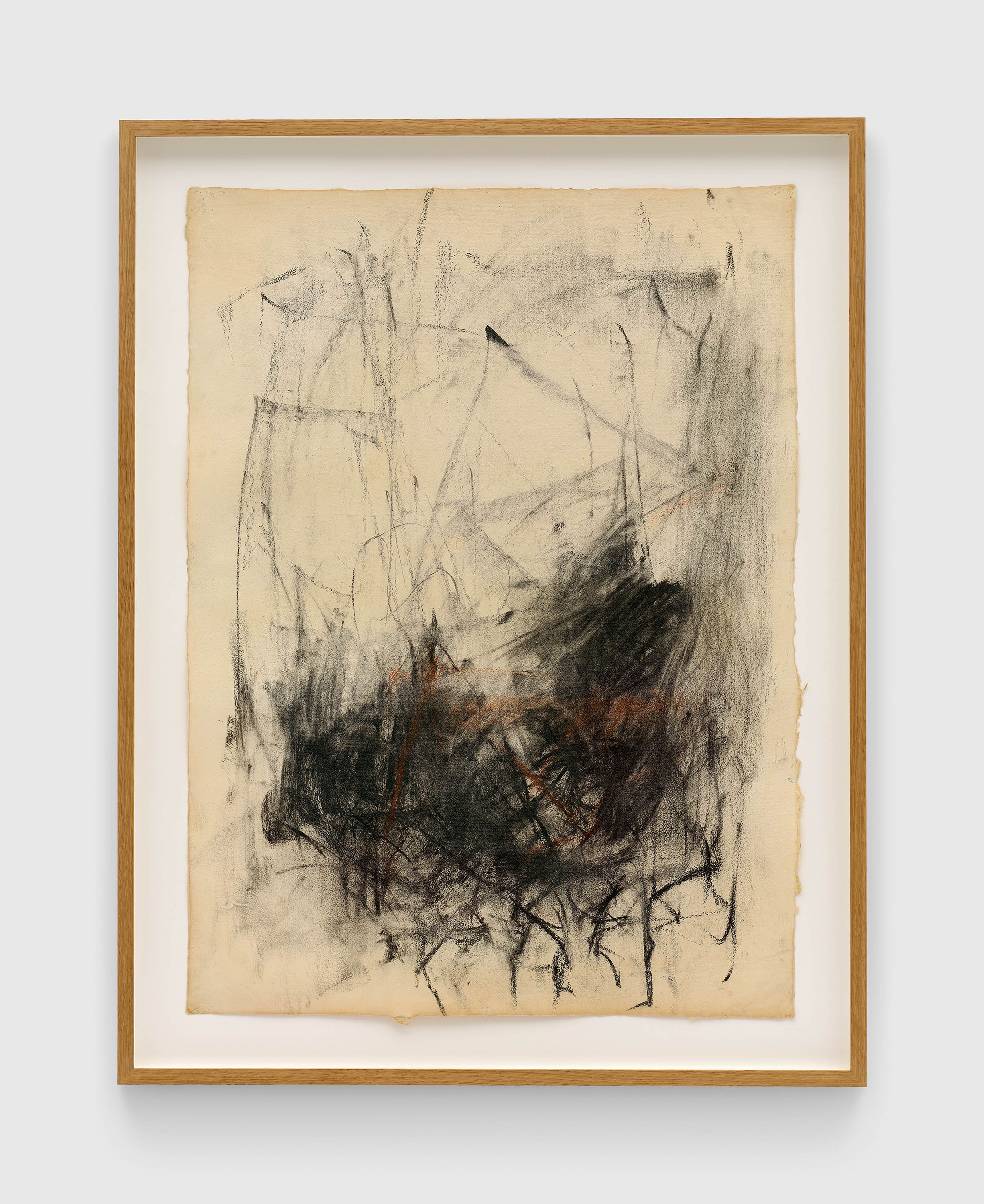 An untitled work on paper by Joan Mitchell, dated circa 1964.
