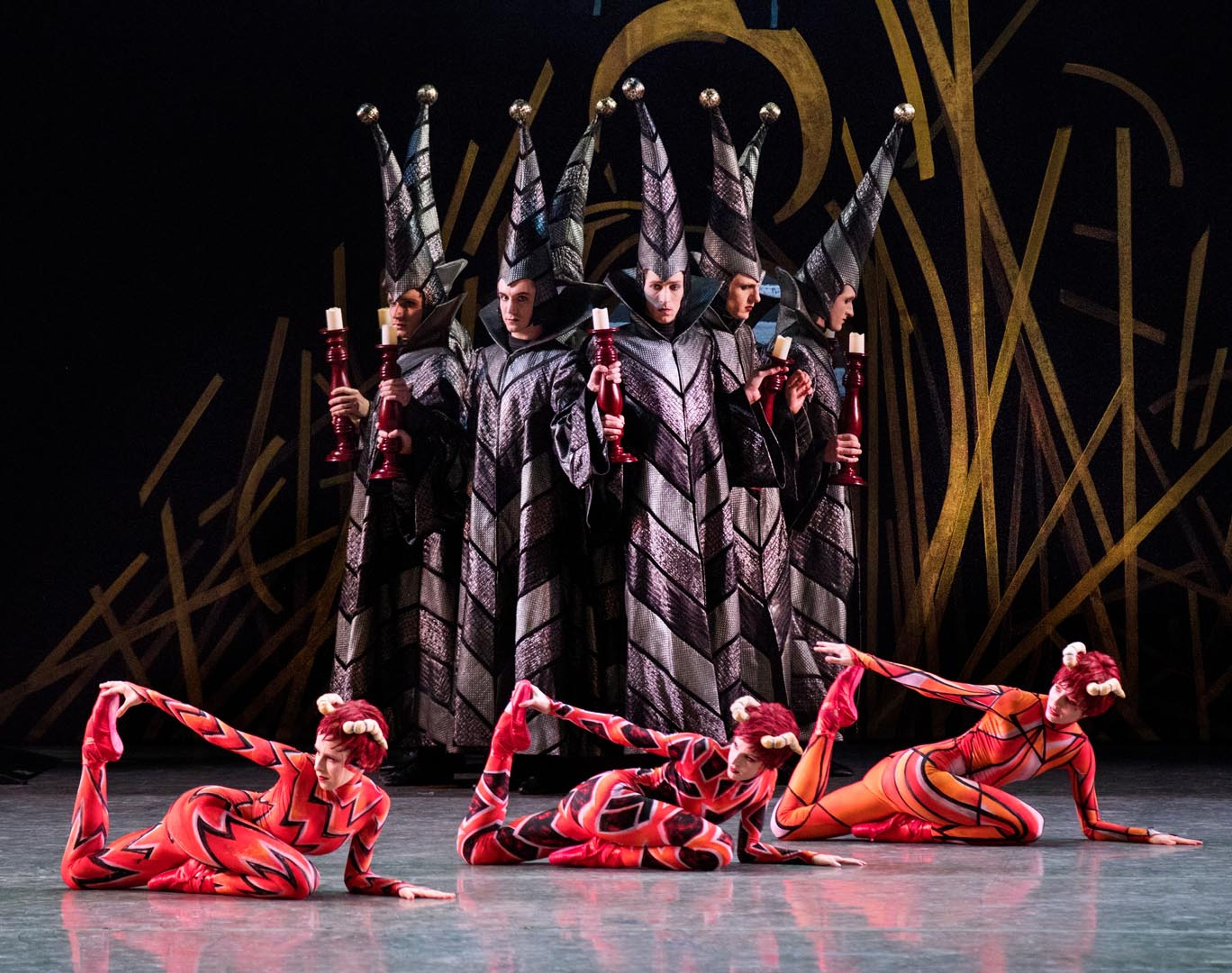 New York City Ballet dancers on stage performing "The Most Incredible Thing" dated 2016.