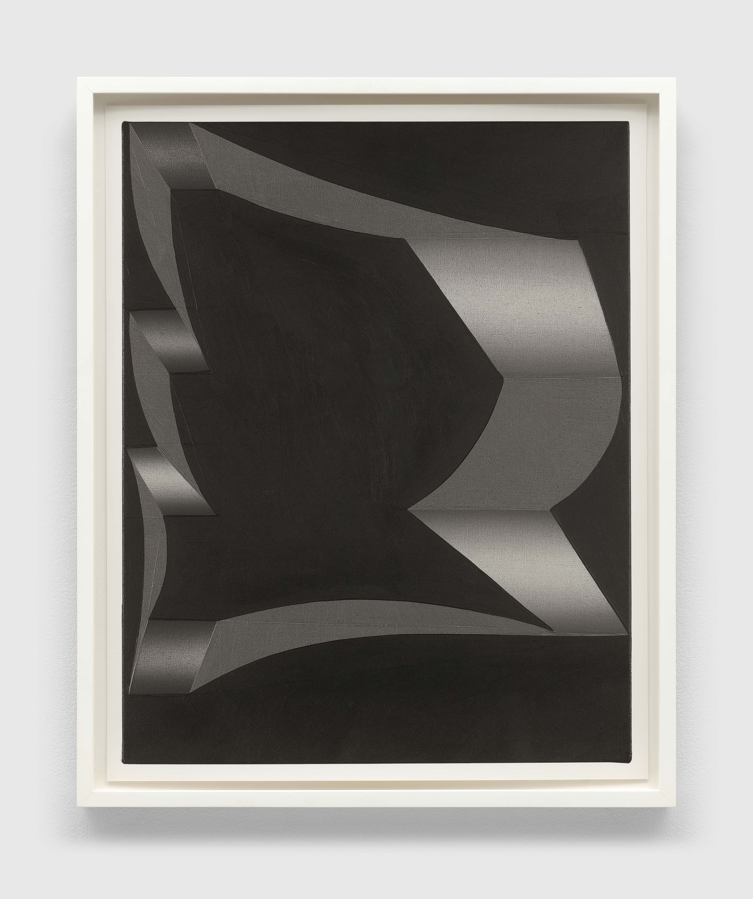 A work on paper by Tomma Abts, titled Untitled (Uto), dated 2008.