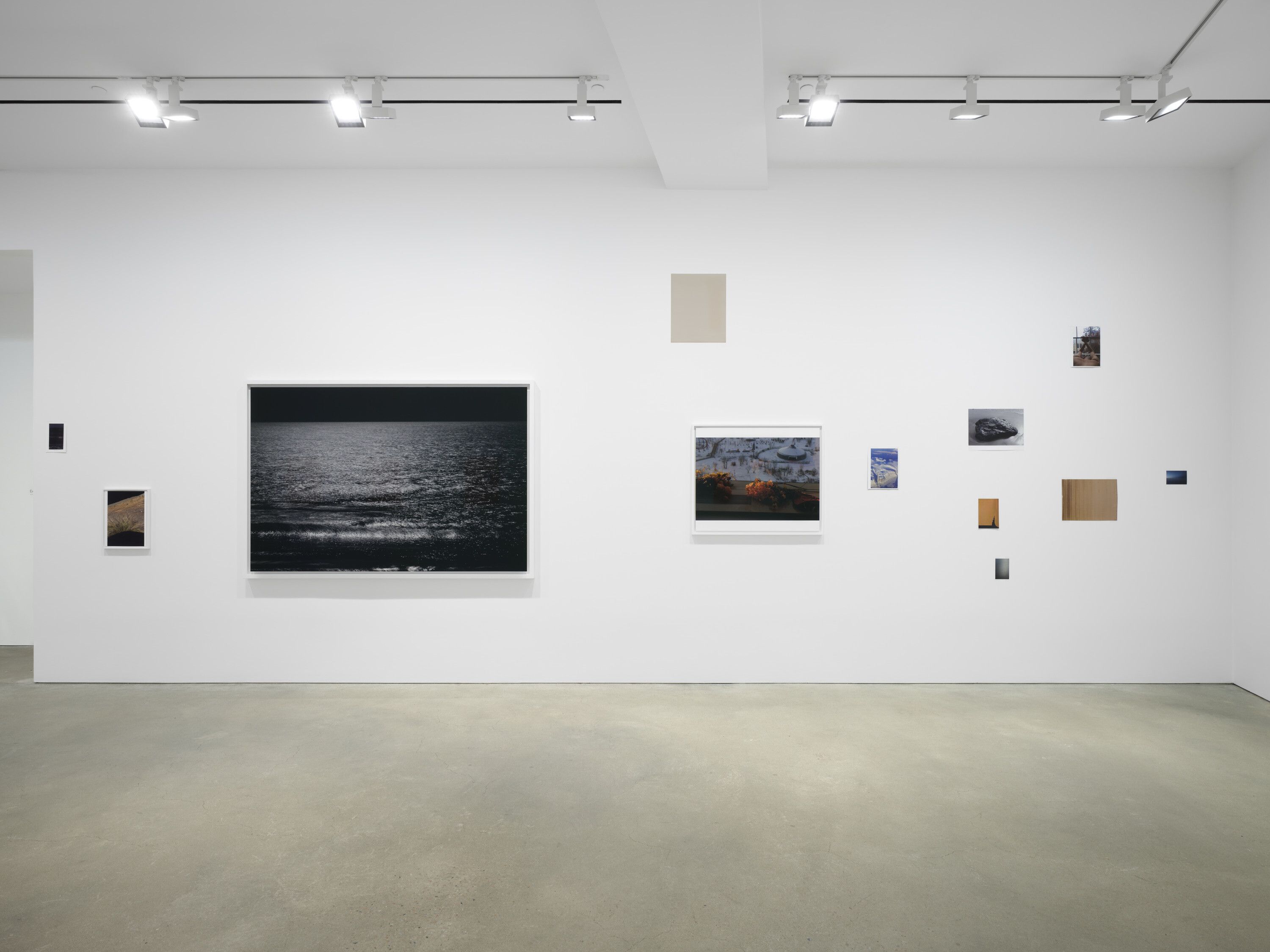 An installation view of the exhibition, Wolfgang Tillmans: The Point Is Matter, at David Zwirner in Hong Kong, dated 2024.