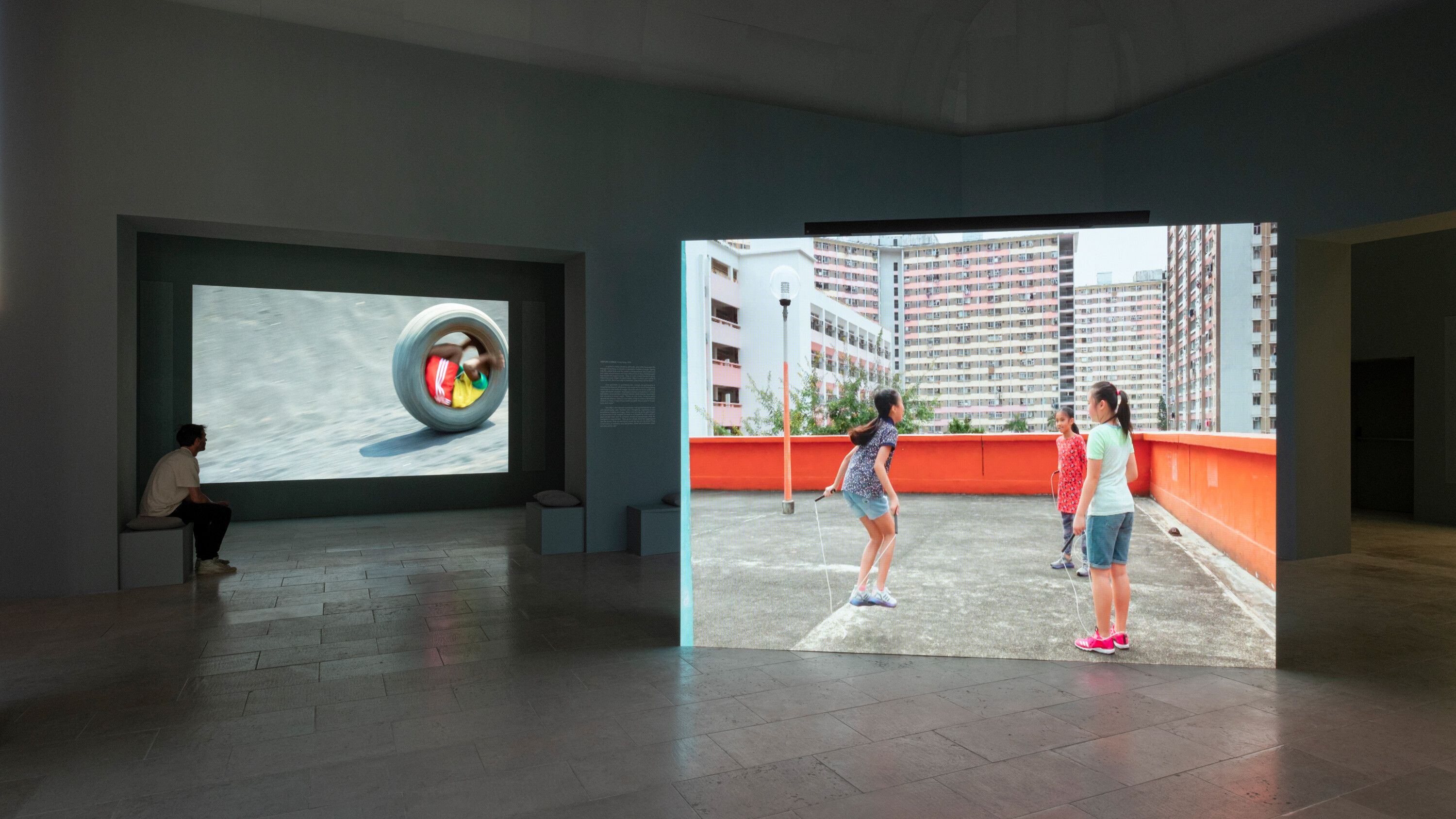 Installation view, Francis Alÿs: The Nature of the Game, Belgian Pavilion, Biennale Arte 2022, Venice. Photo by Roberto Ruiz