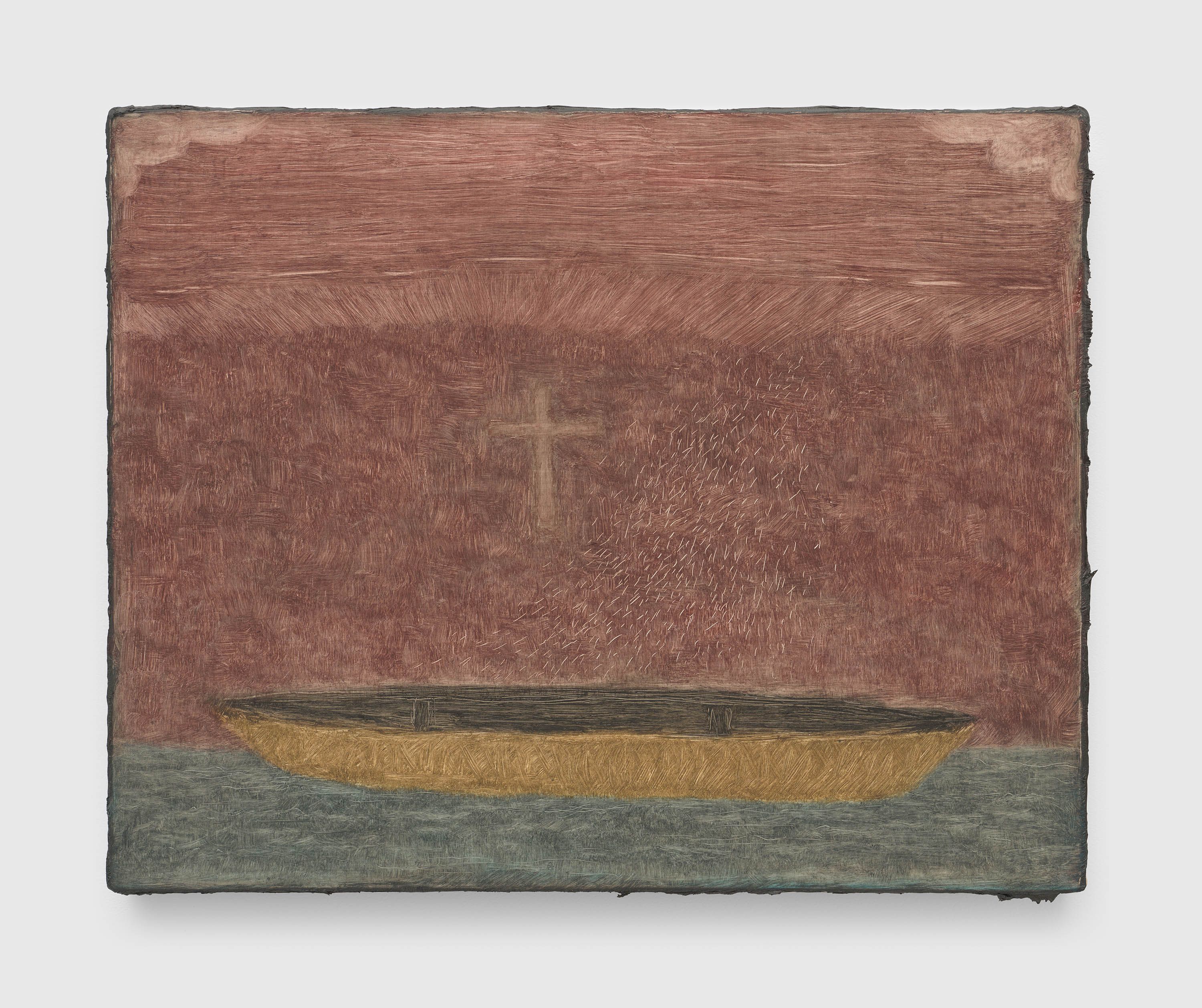 A painting by Lucas Arruda, called Untitled (from the Deserto-Modelo series), dated 2023.
