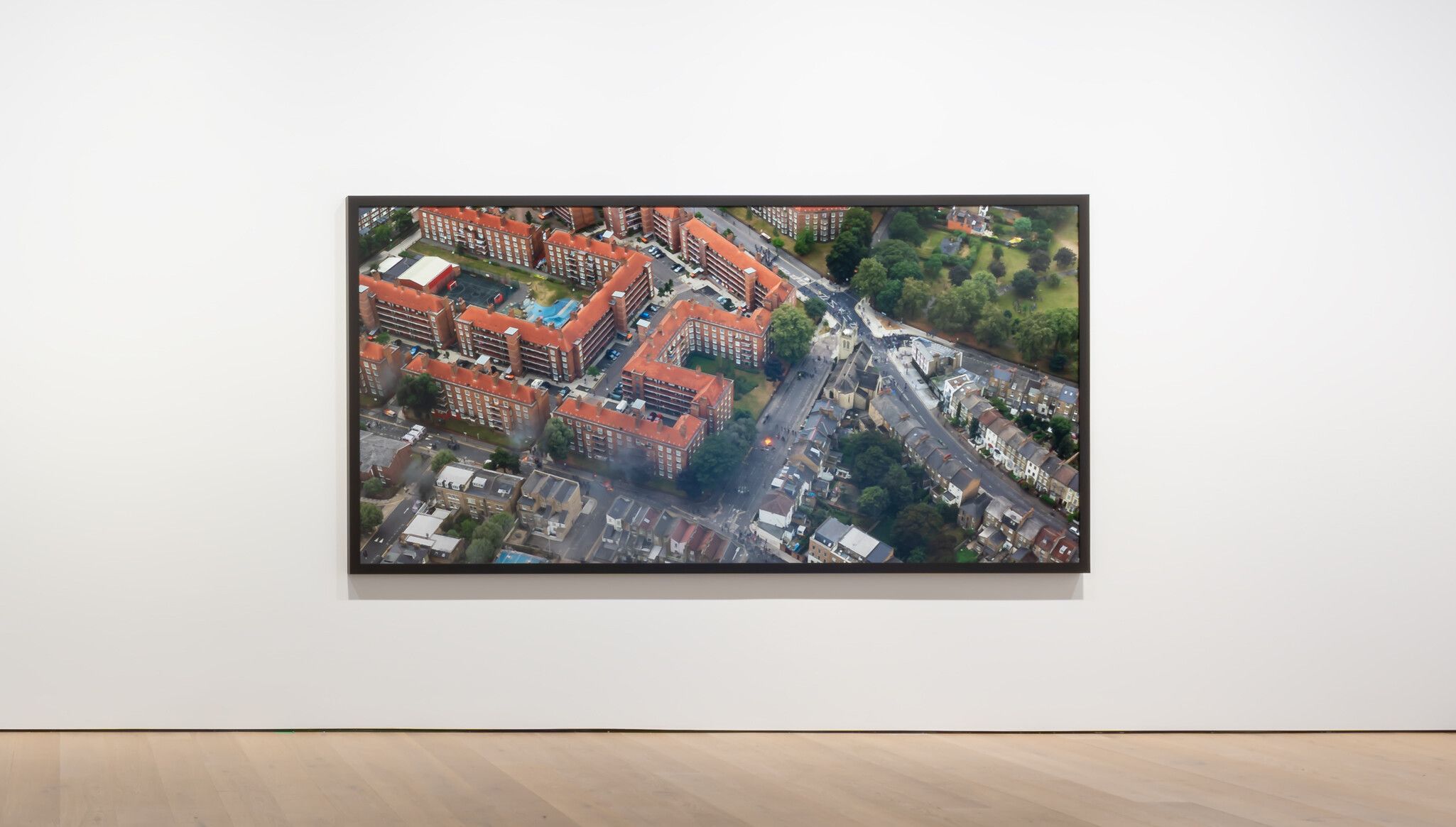 A Photo by Akeem Nermo of an Installation view, Stan Douglas: 2011≠1848, Polygon Gallery, Vancouver. 