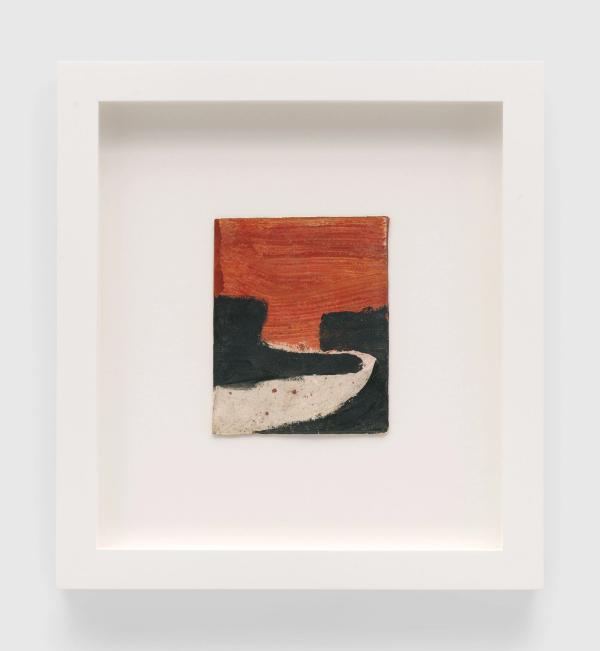 Frank Walter — Untitled (Red Sky, Black Headlands, White Water)