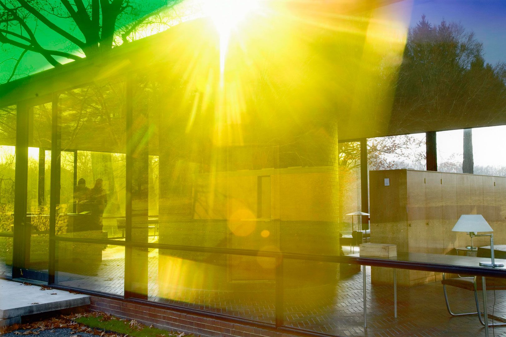 A photograph by James Welling, titled 0818, dated 2006