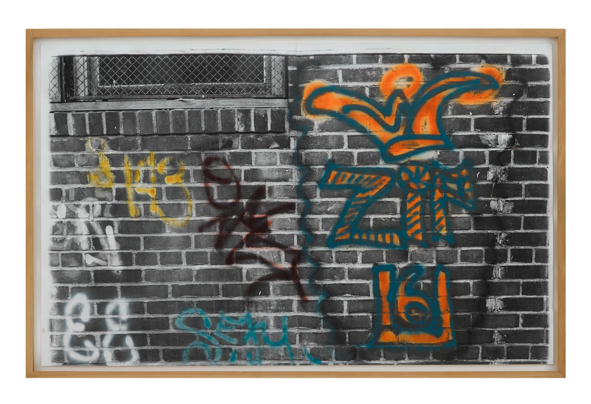 A photograph by Gordon Matta-Clark, titled Graffiti II, dated 1976.