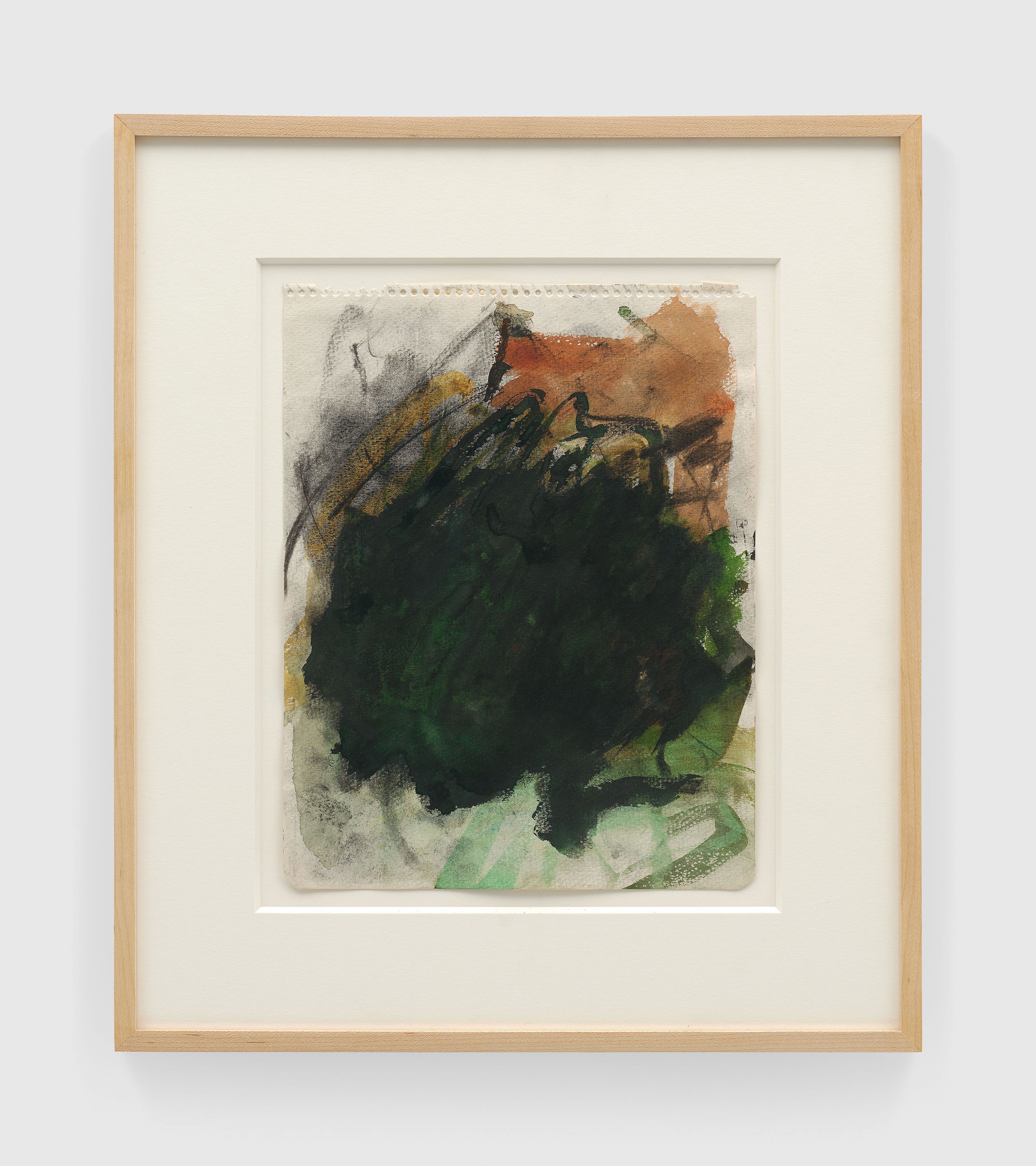 An untitled work on paper by Joan Mitchell, dated circa 1964.