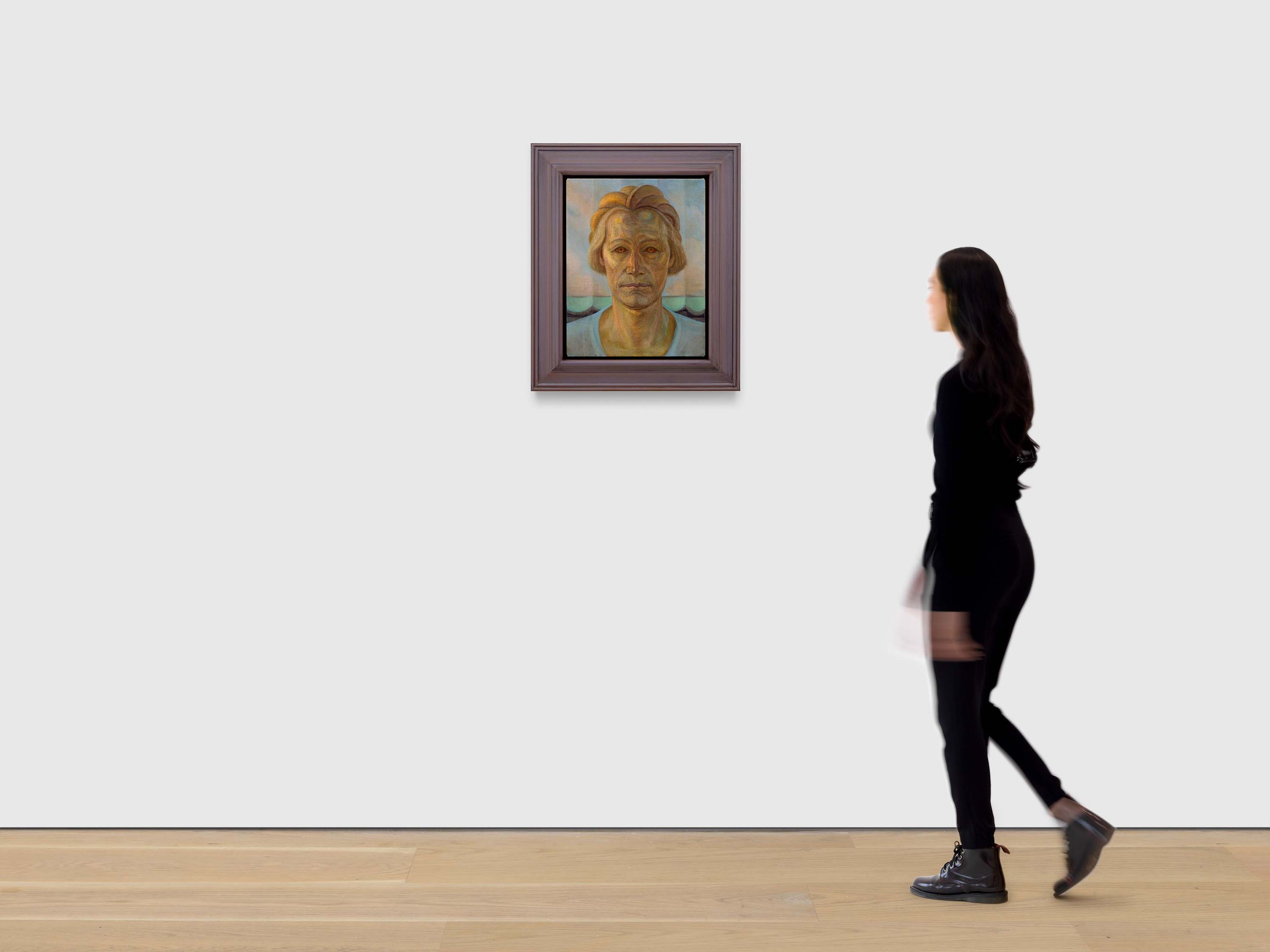 A painting by Steven Shearer, titled The Understudy, dated 20256.