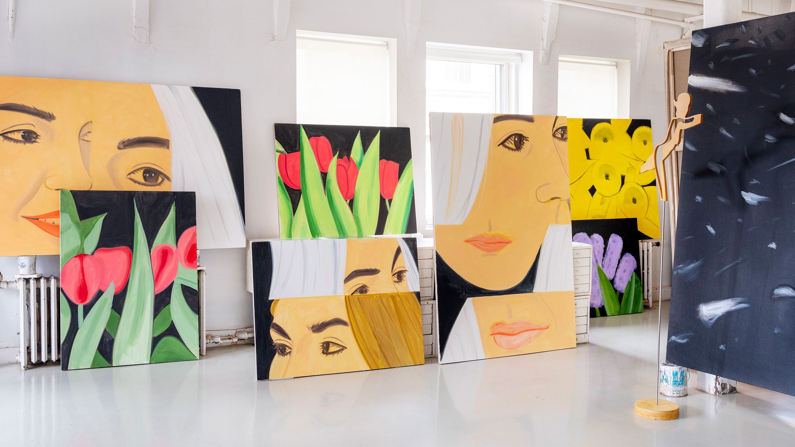 Exceptional Works: Alex Katz | Ada and Flowers, 1980 | David Zwirner