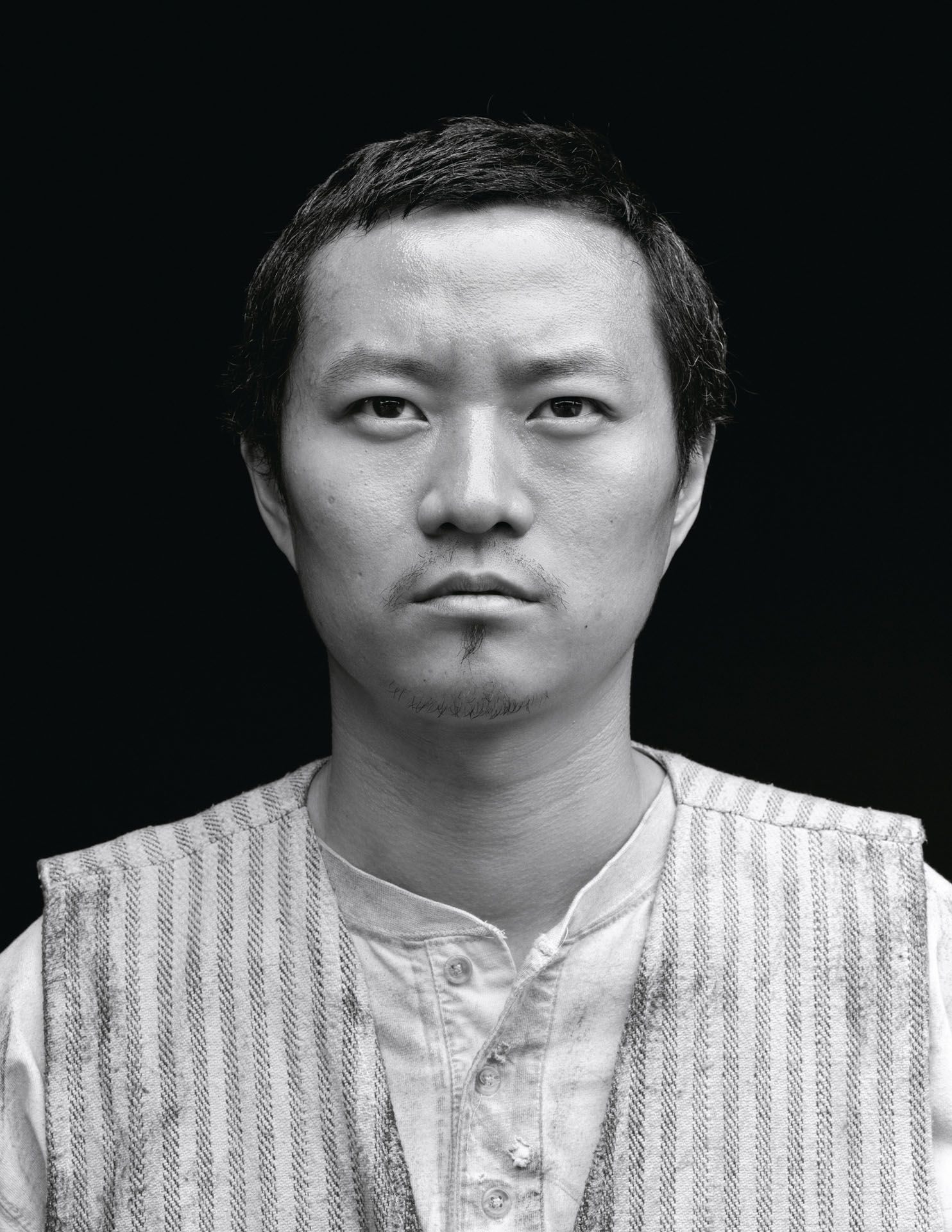 Detail from a series of photographs by Stan Douglas, titled Klatsassin Portraits, dated 2006. 